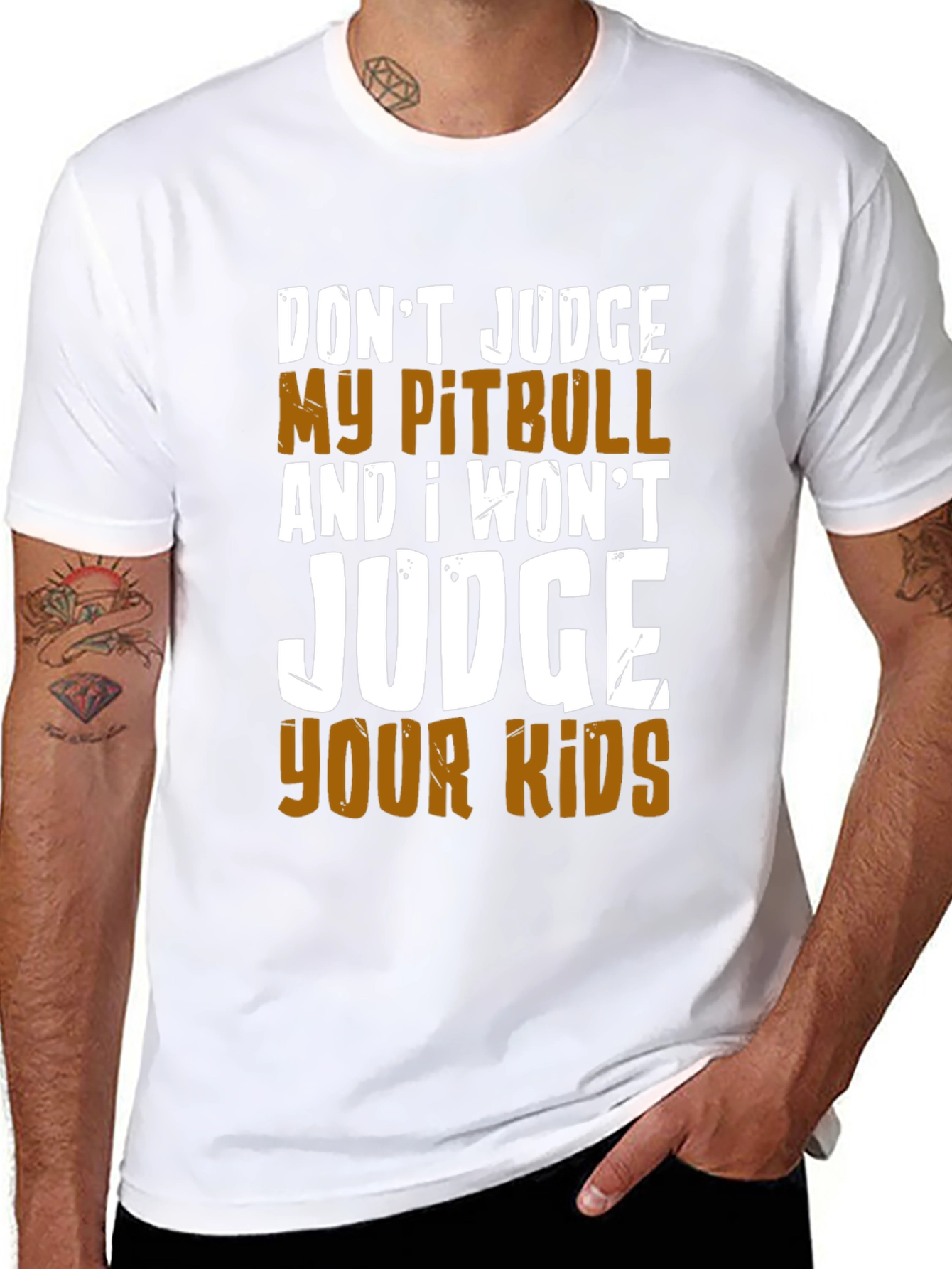 Dont Judge My Pitbull T-Shirt