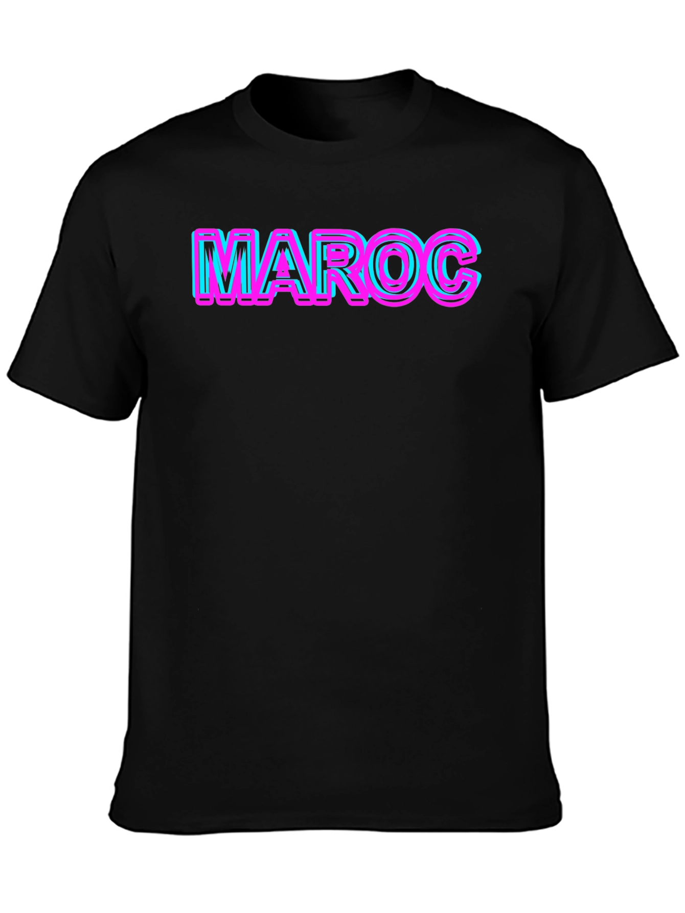 Maroc Graphic Tee - Neon Style