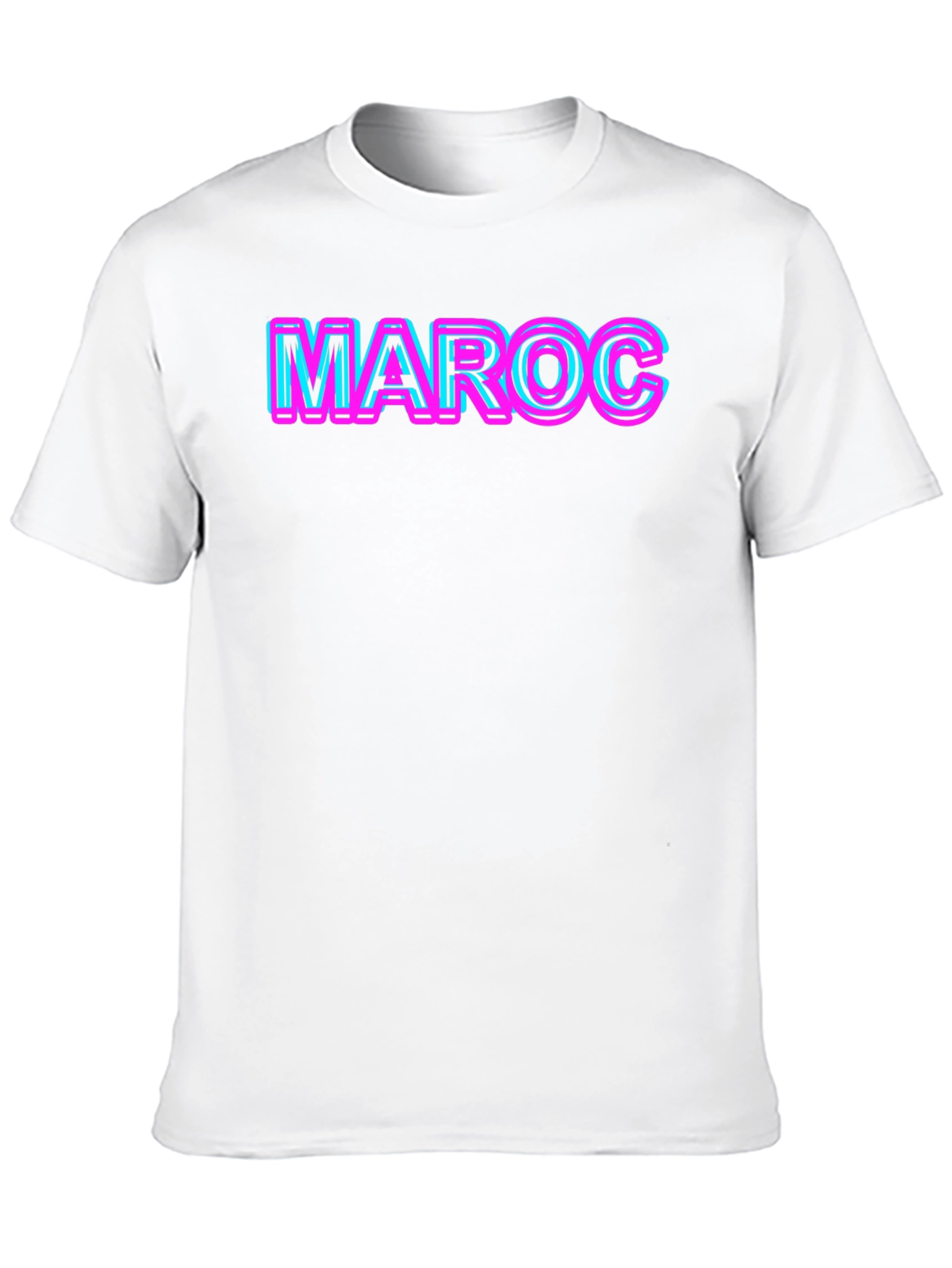 Maroc Graphic Tee - Neon Style