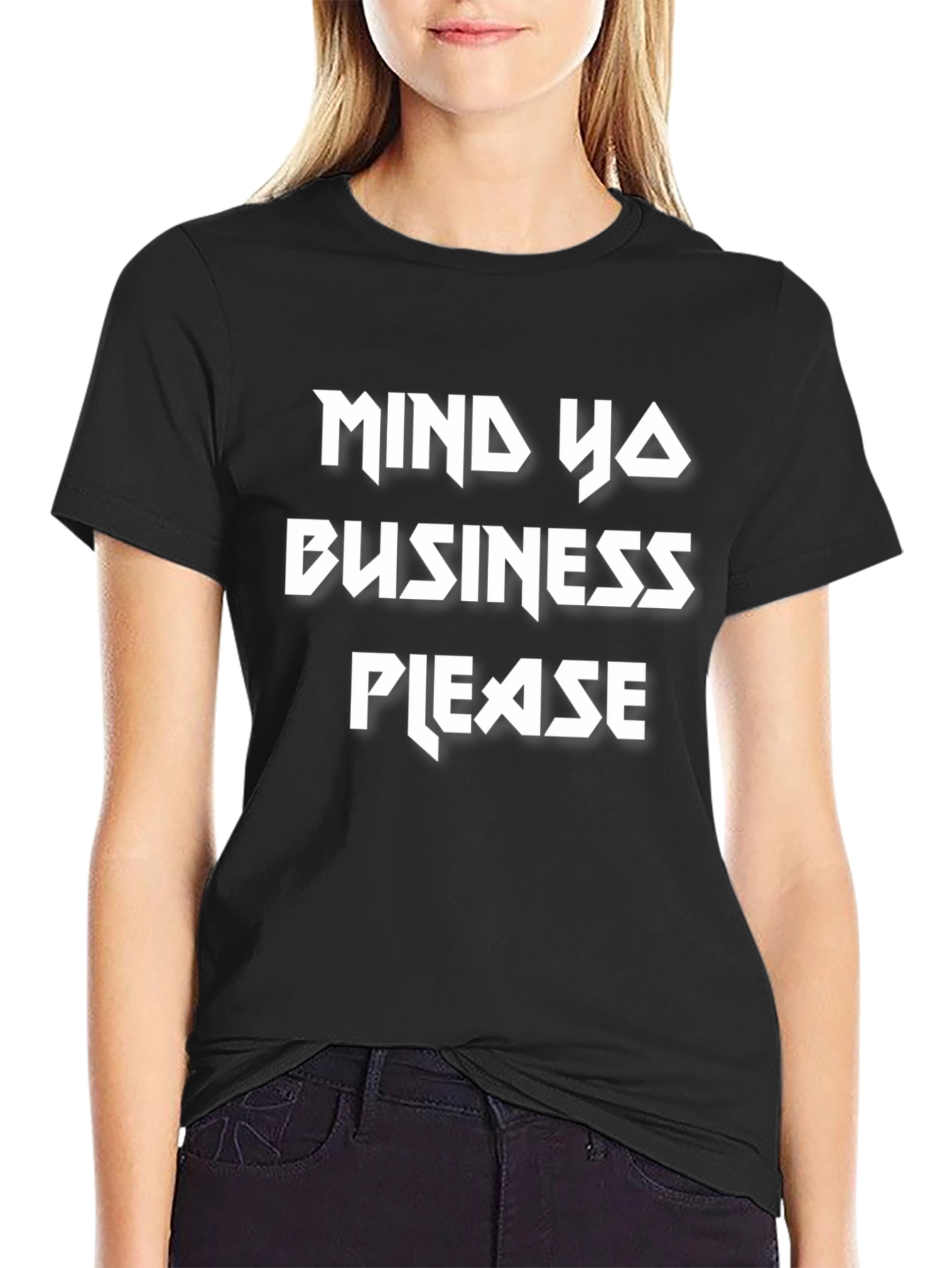 Mind Ya Business Please Graphic Tee