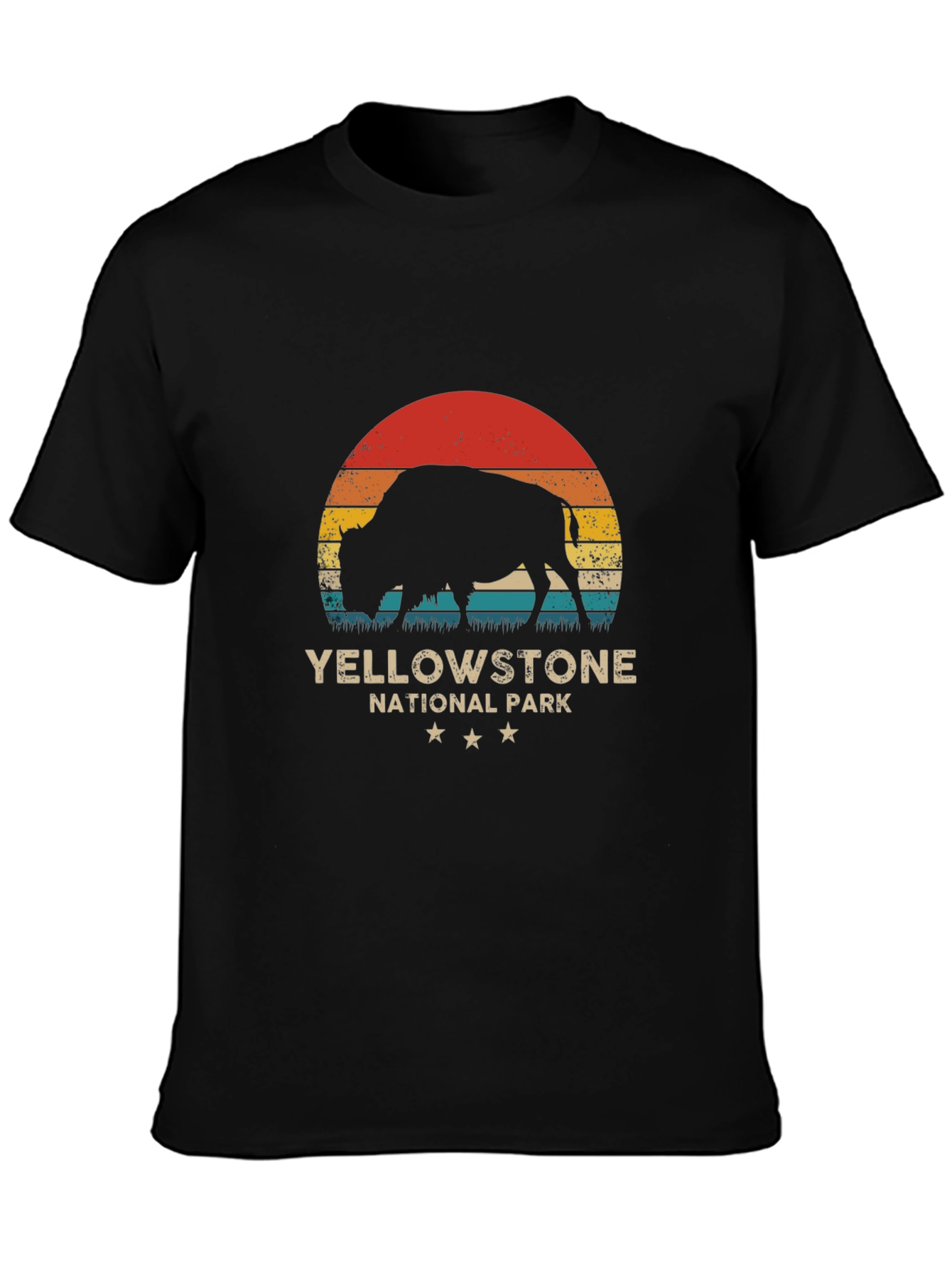 Yellowstone National Park Bison Graphic Tee