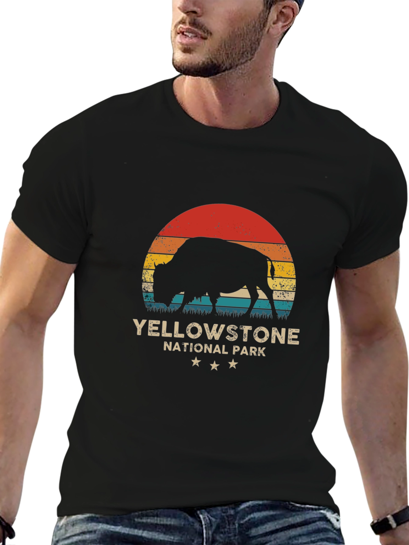Yellowstone National Park Bison Graphic Tee