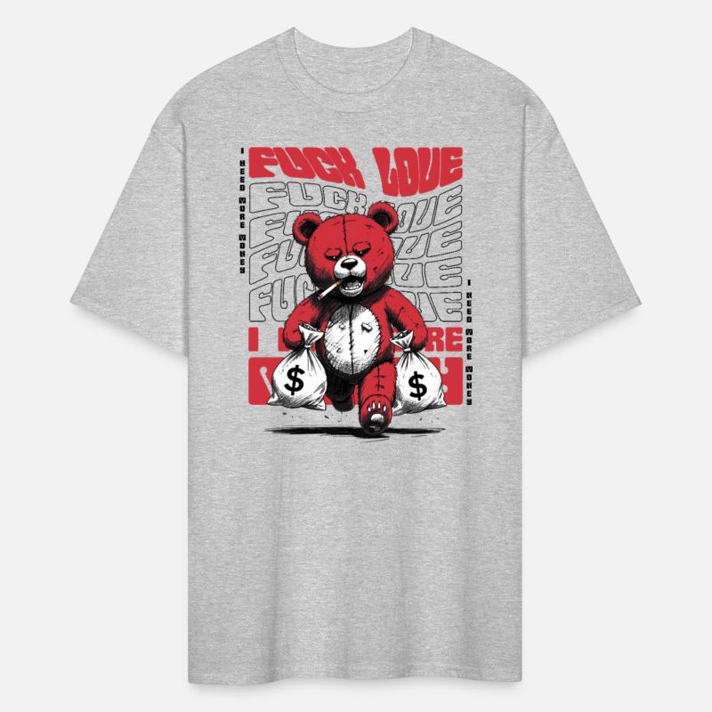 Rebellious Bear with Money Bags