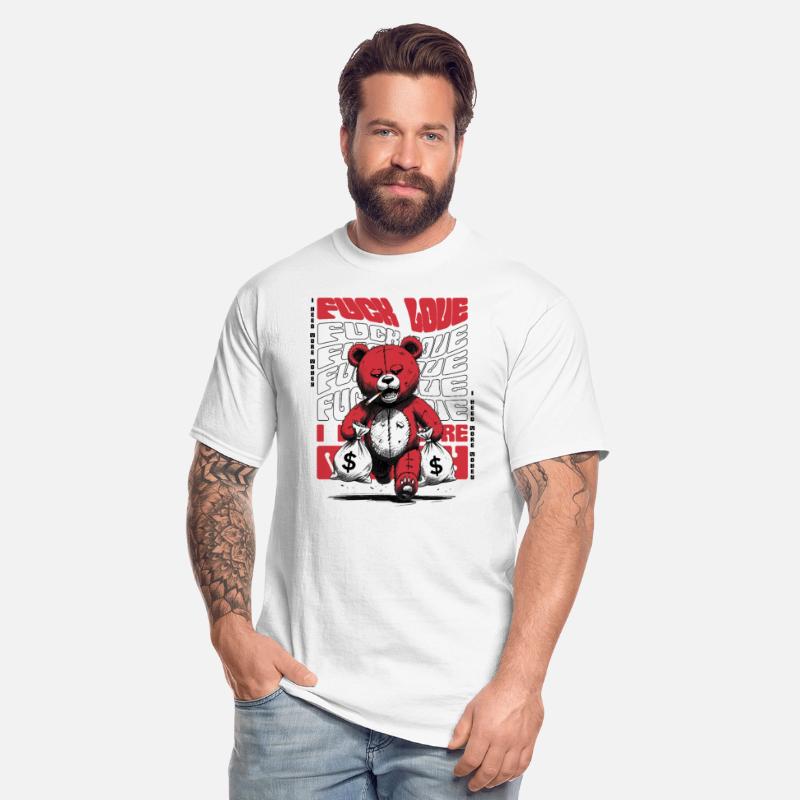 Rebellious Bear with Money Bags