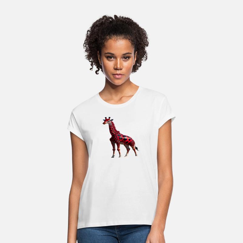 Red Majesty: Giraffe Graphic Tee