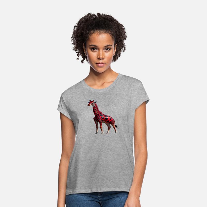 Red Majesty: Giraffe Graphic Tee