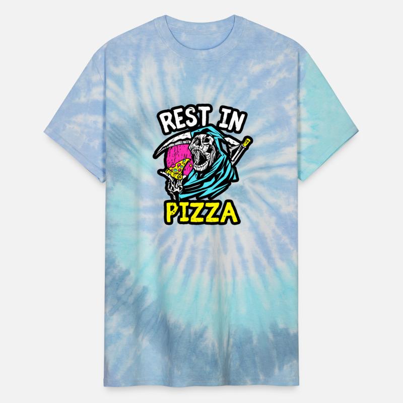 Rest In Pizza Art CartoonGrim Reaper