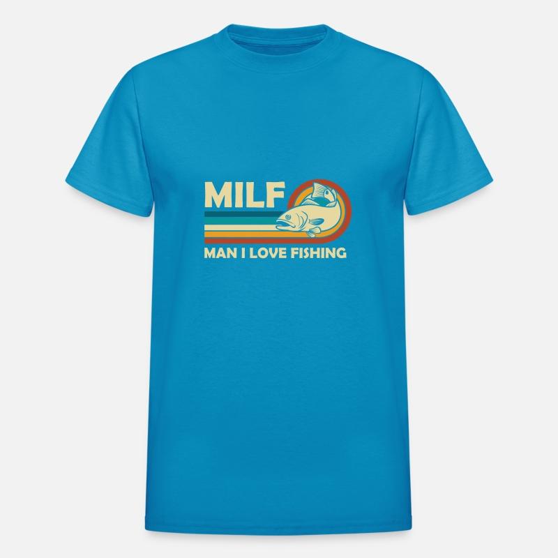 Retro Vintage MILF Man I Love Fishing