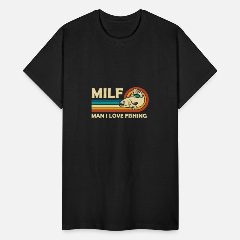 Retro Vintage MILF Man I Love Fishing