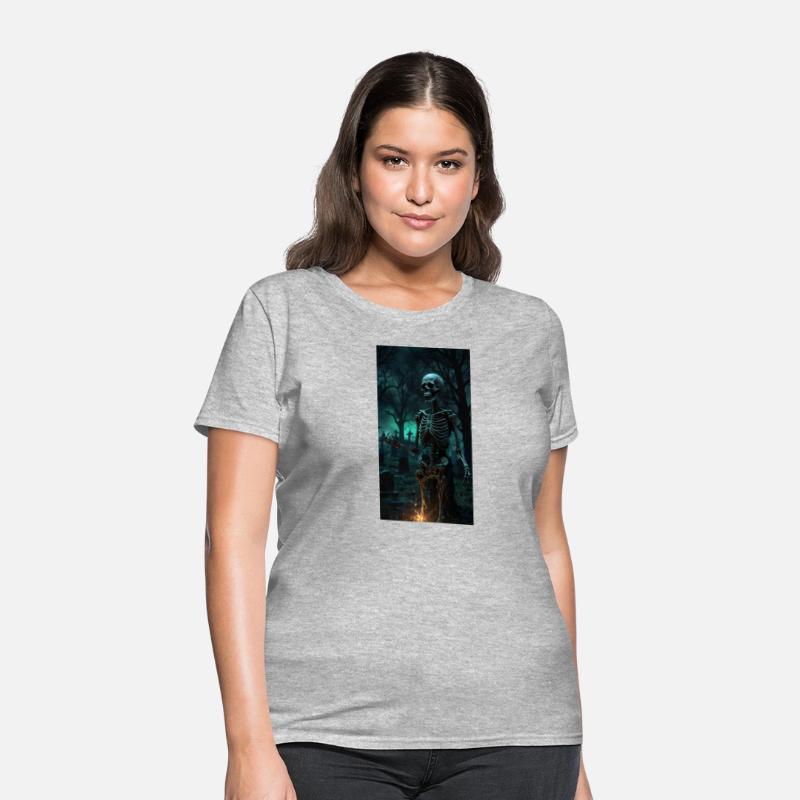 Rising Skeleton in the Graveyard