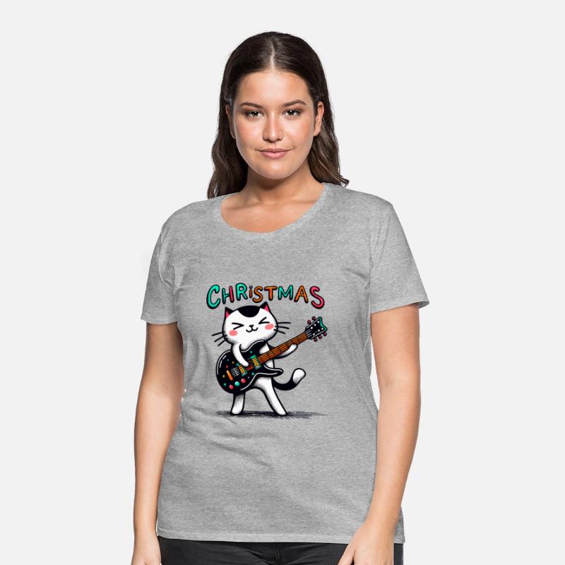 Rockin' Christmas: Black and White Cat Guitarist