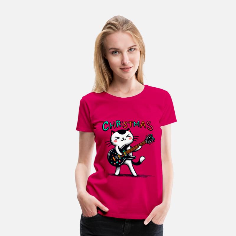 Rockin' Christmas: Black and White Cat Guitarist