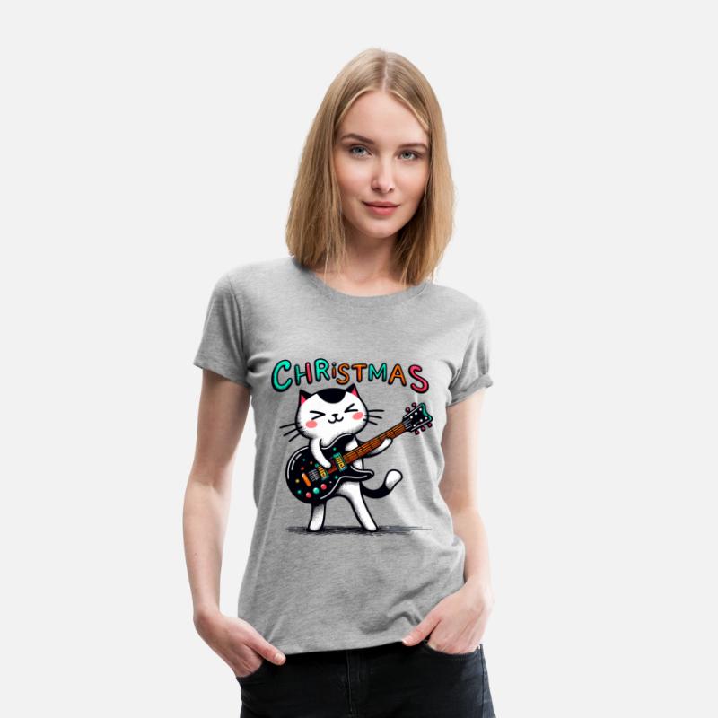 Rockin' Christmas: Black and White Cat Guitarist