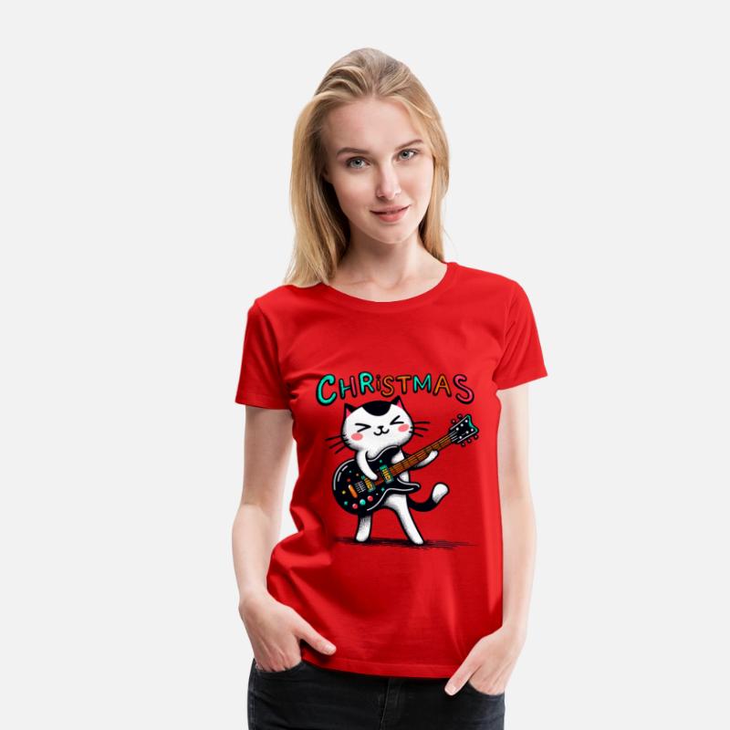 Rockin' Christmas: Black and White Cat Guitarist