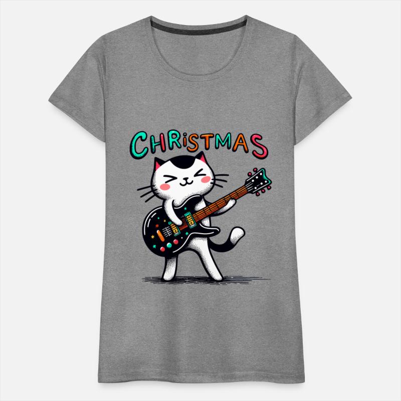 Rockin' Christmas: Black and White Cat Guitarist