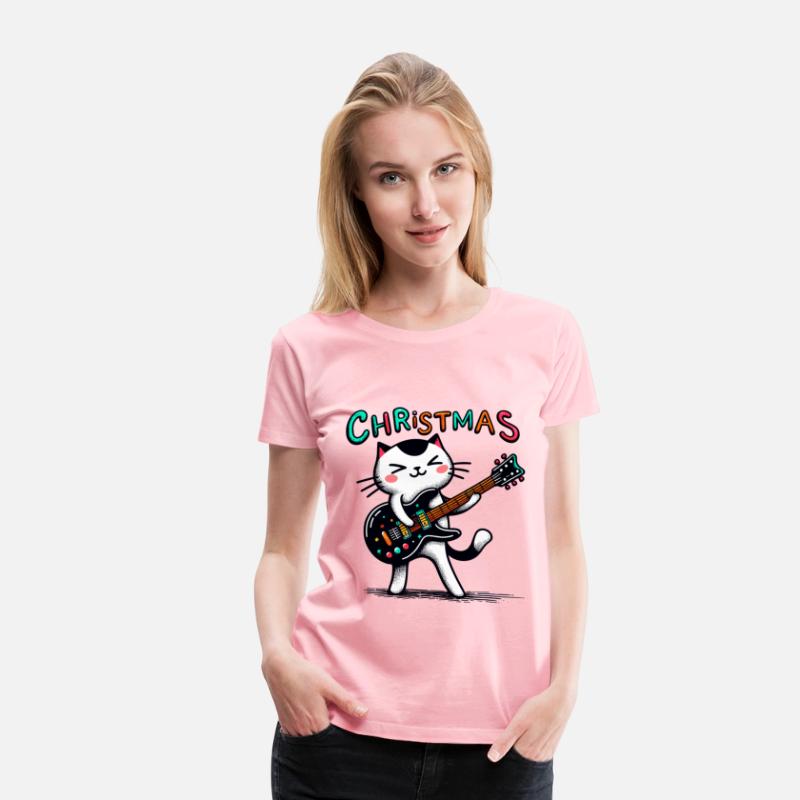 Rockin' Christmas: Black and White Cat Guitarist