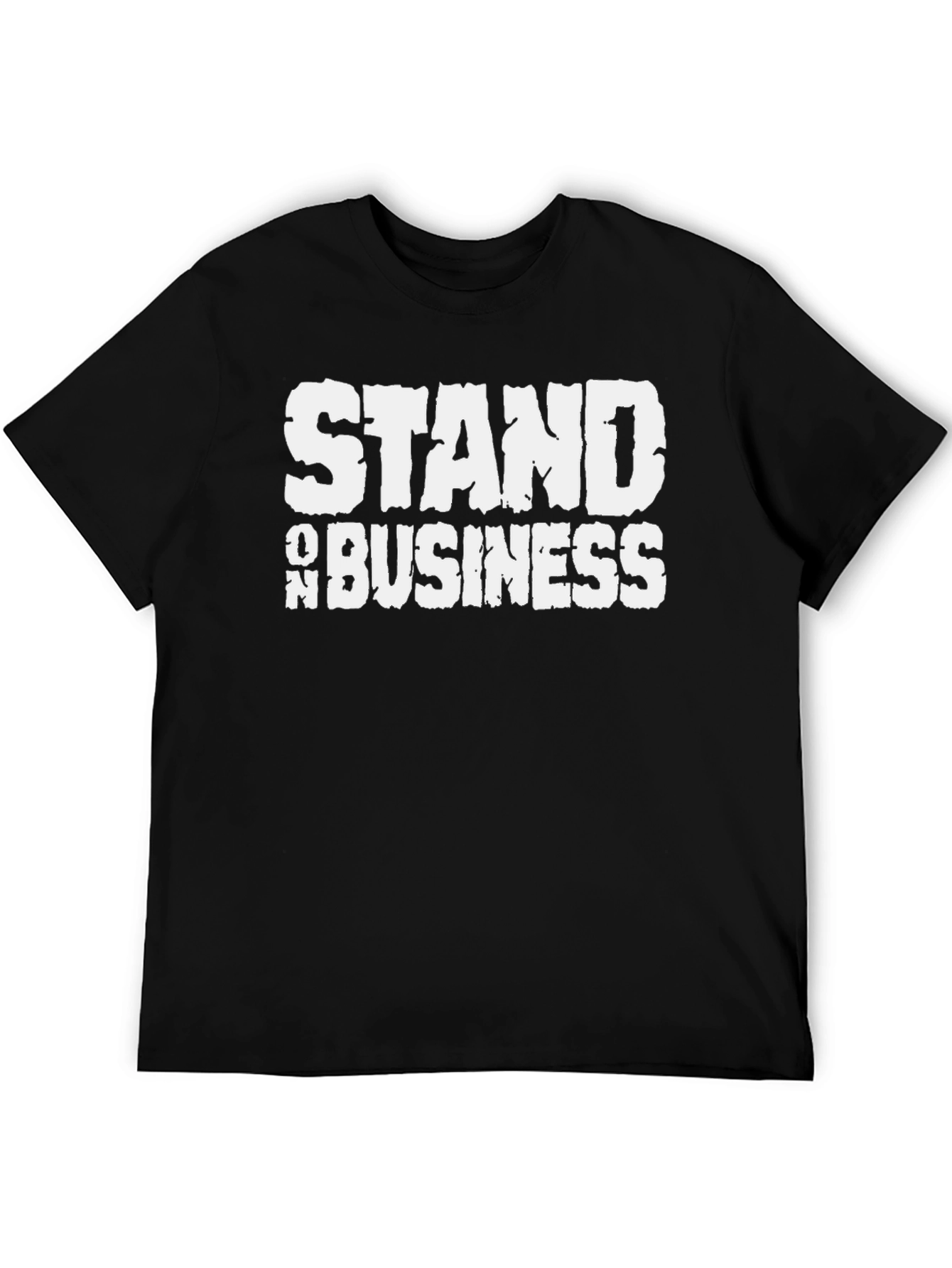 Stand On Business Black Graphic T-Shirt