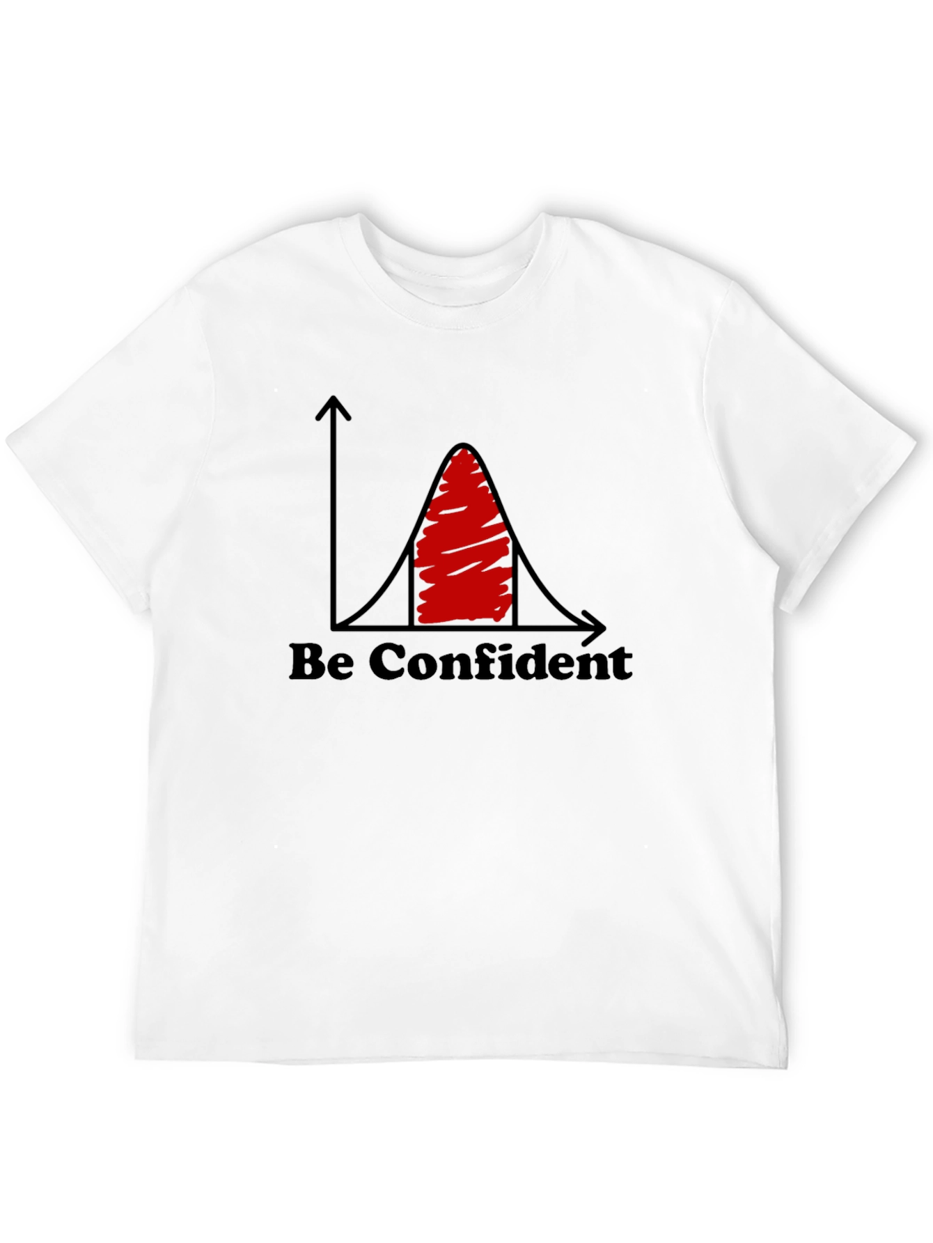 Be Confident Curve Graphic Tee