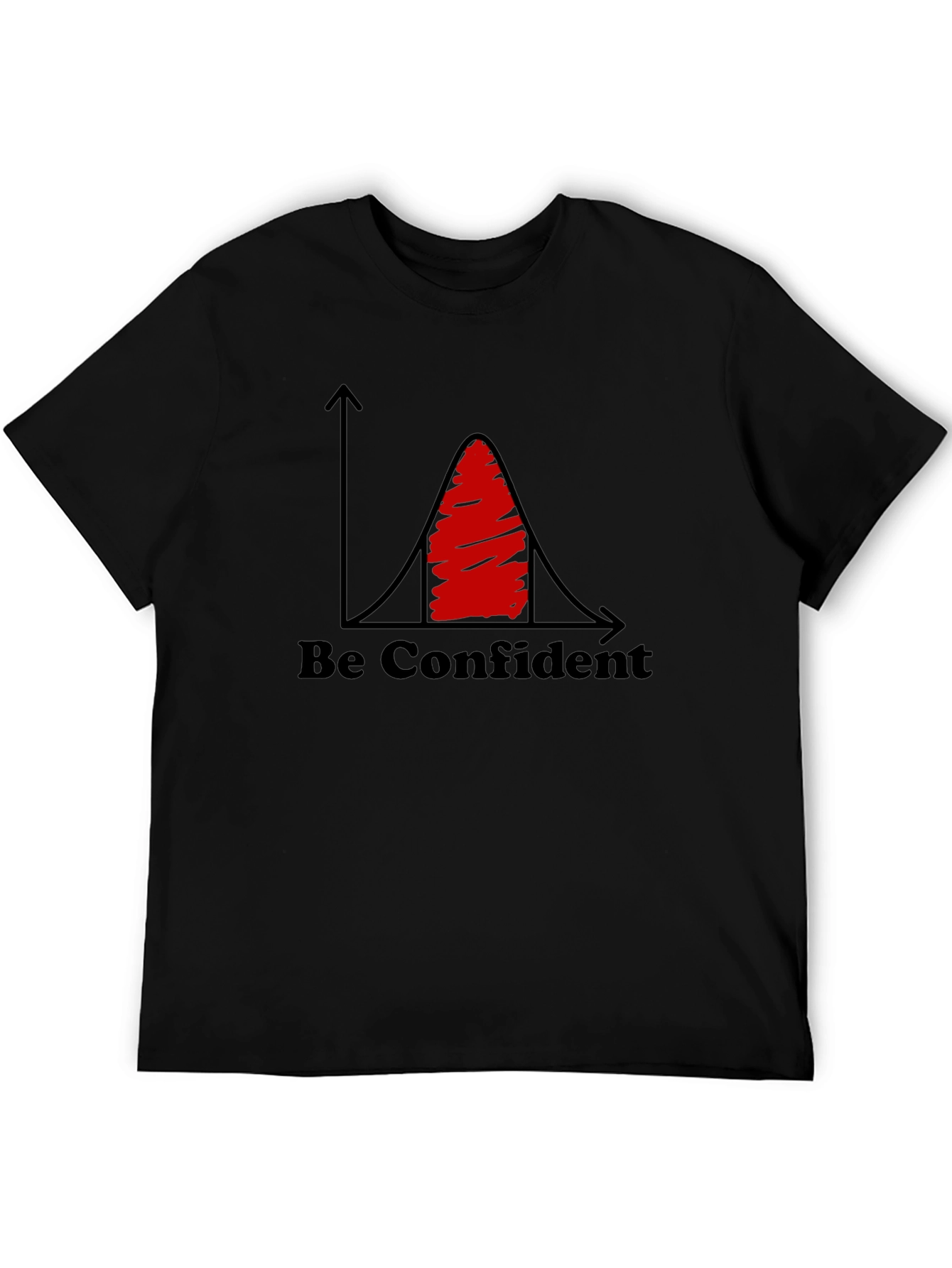 Be Confident Curve Graphic Tee