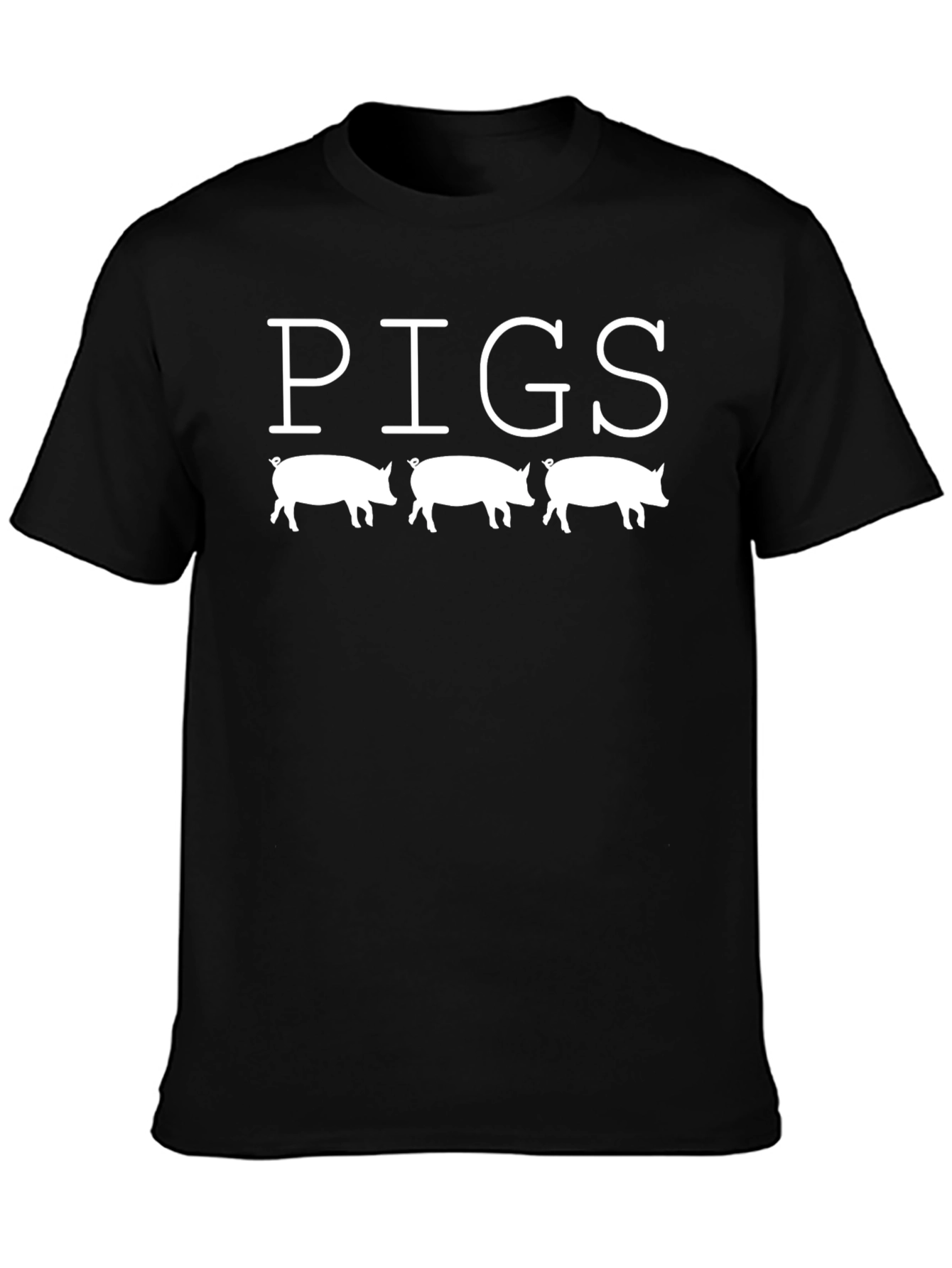 PIGS Graphic Tee - Funny Pig Lover Shirt