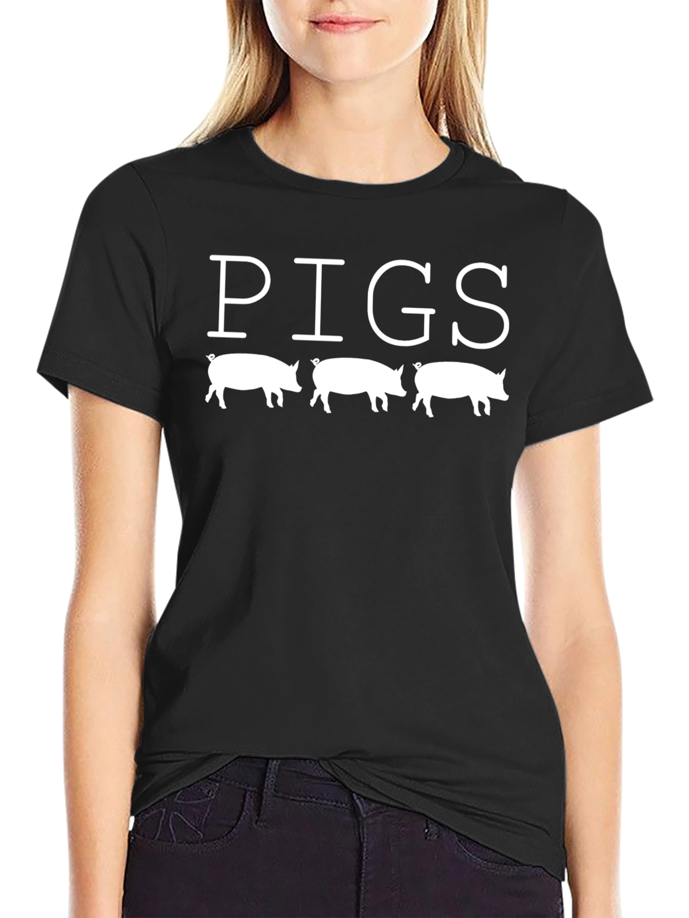 PIGS Graphic Tee - Funny Pig Lover Shirt