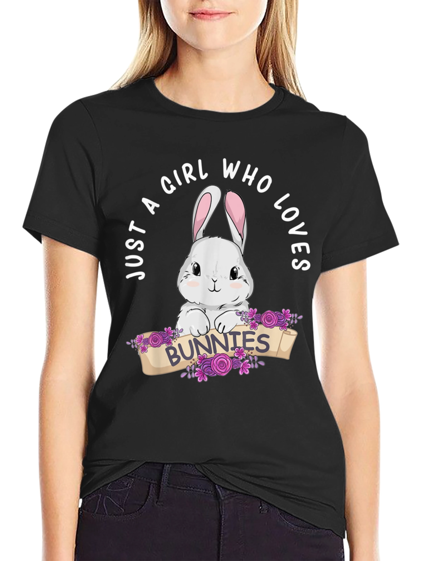 Just A Girl Who Loves Bunnies T-Shirt