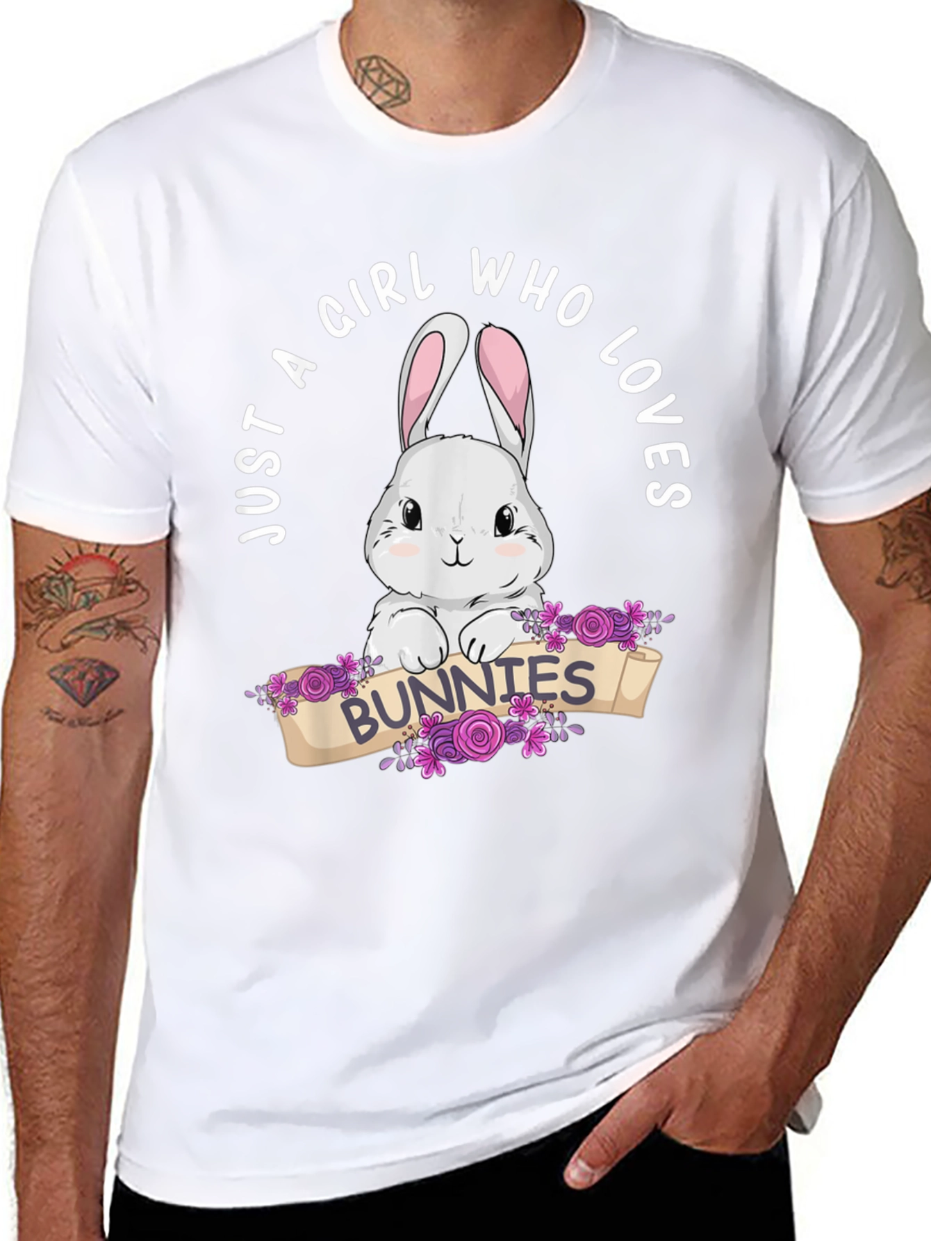 Just A Girl Who Loves Bunnies T-Shirt