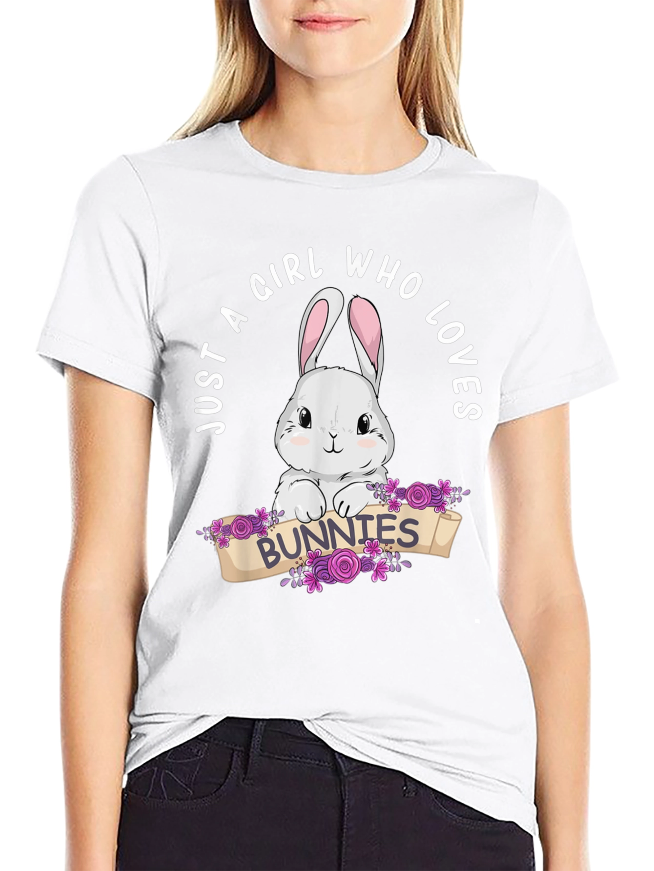 Just A Girl Who Loves Bunnies T-Shirt