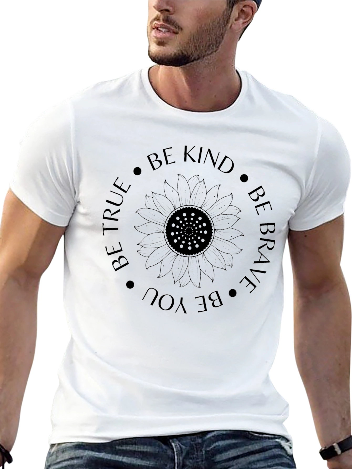 Be Kind Sunflower Graphic Tee