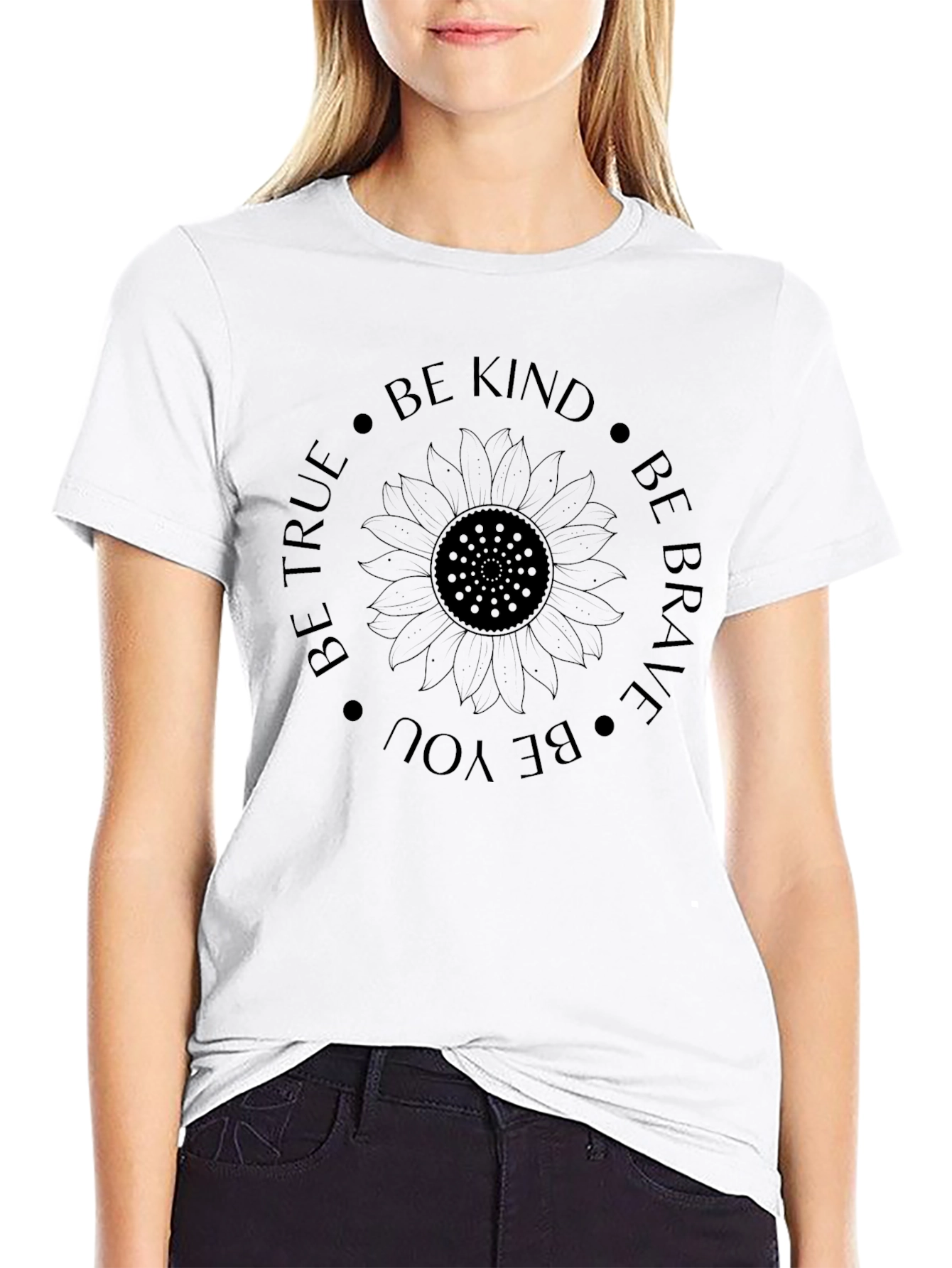 Be Kind Sunflower Graphic Tee