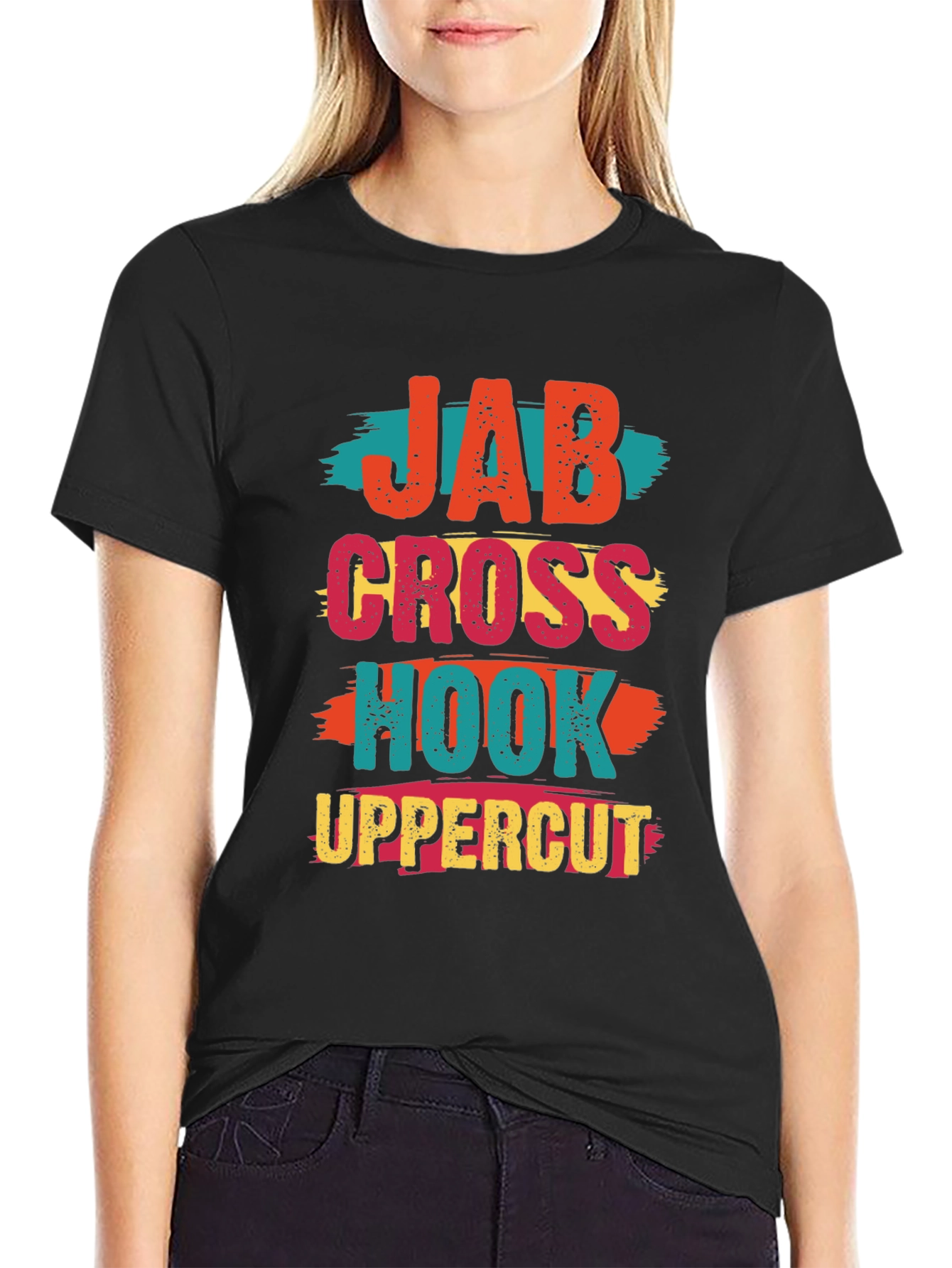 Jab Cross Hook Uppercut Graphic Tee - Boxing T-Shirt