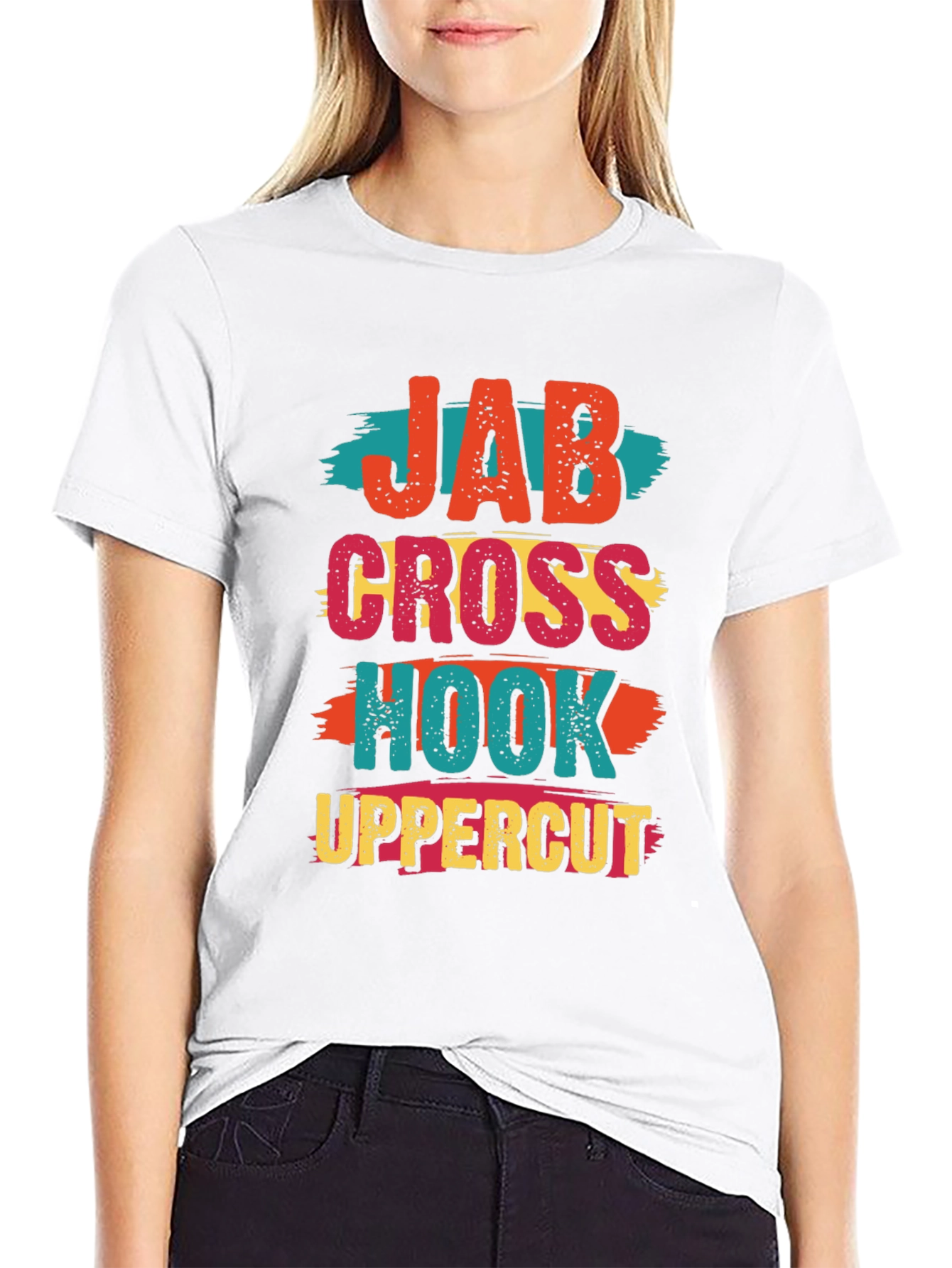 Jab Cross Hook Uppercut Graphic Tee - Boxing T-Shirt