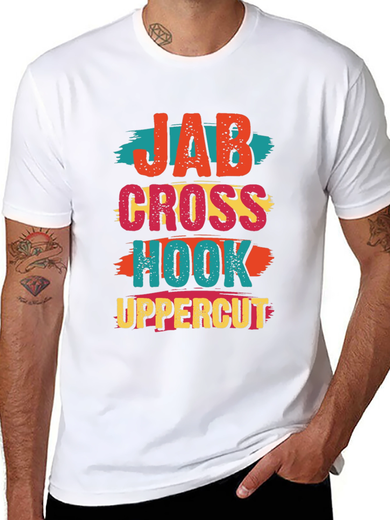 Jab Cross Hook Uppercut Graphic Tee - Boxing T-Shirt