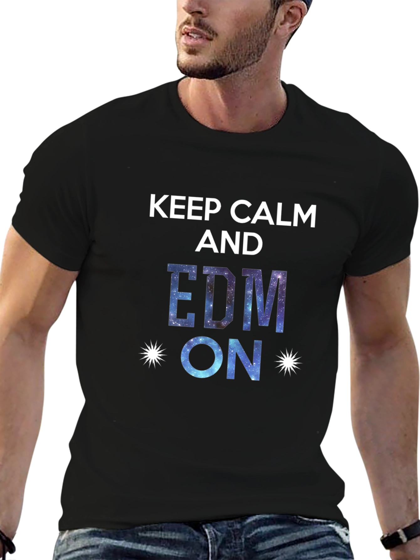 Keep Calm and EDM On Graphic T-Shirt