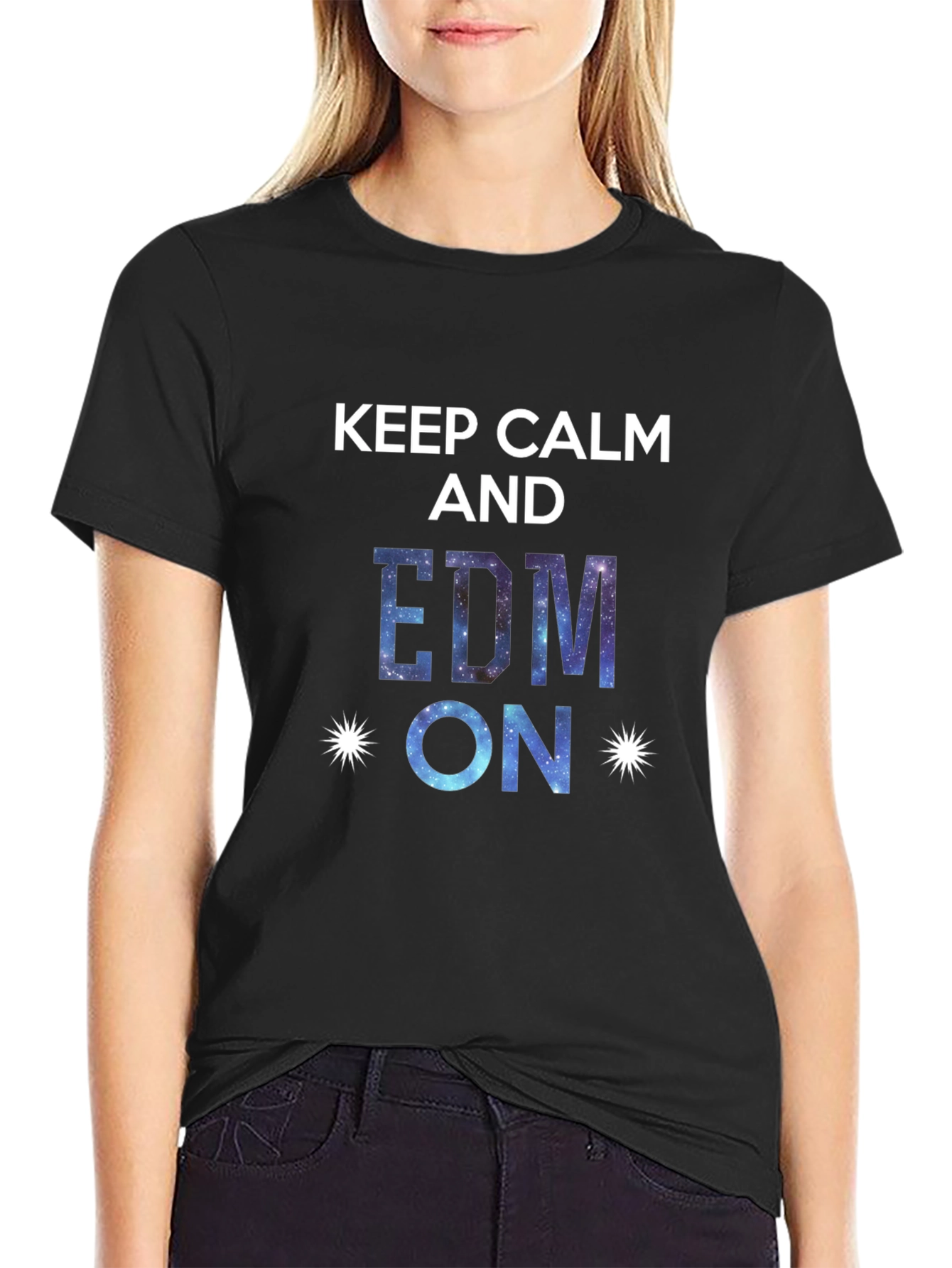 Keep Calm and EDM On Graphic T-Shirt