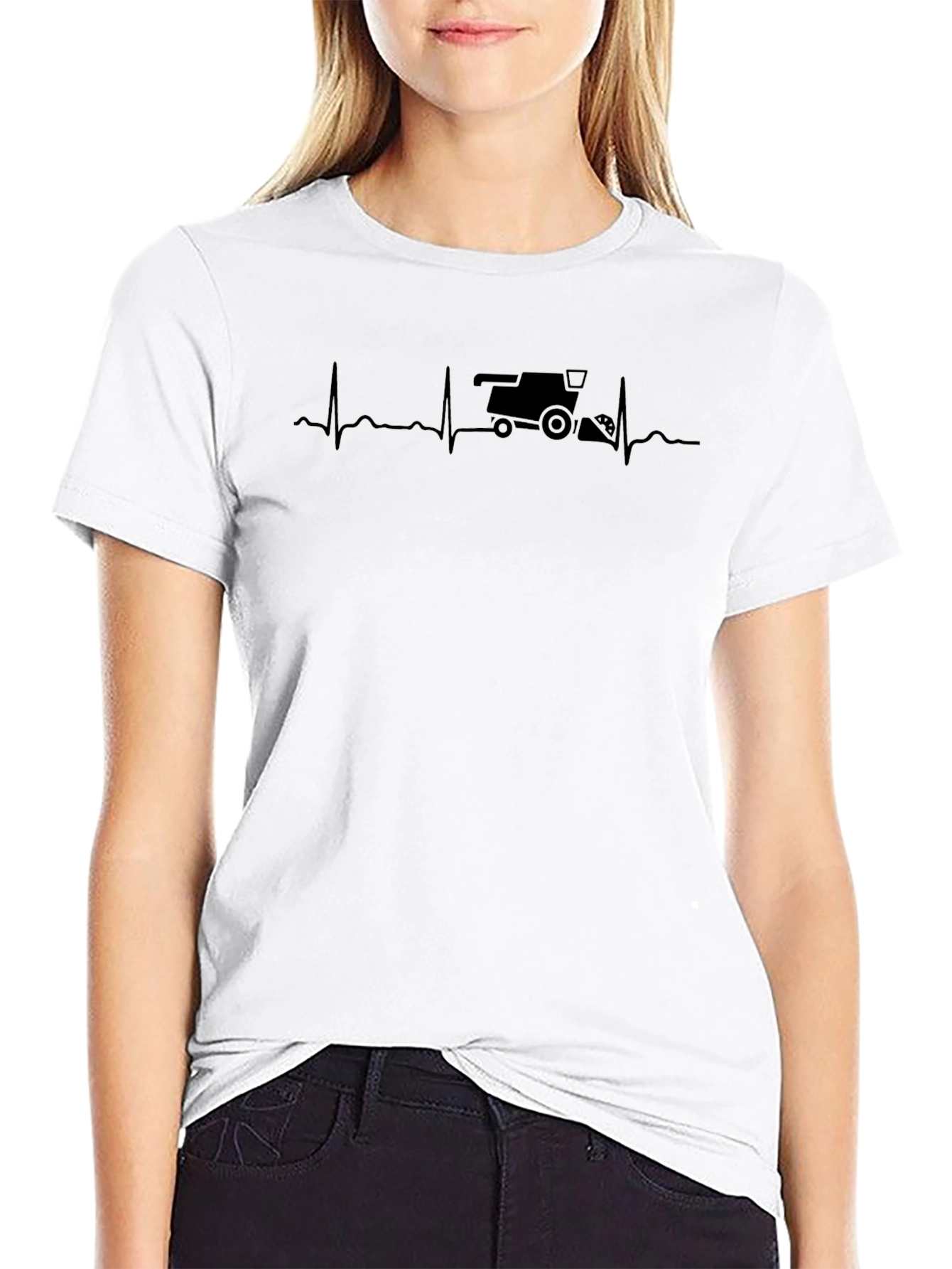 Combine Heartbeat T-Shirt - Farming Life Tee