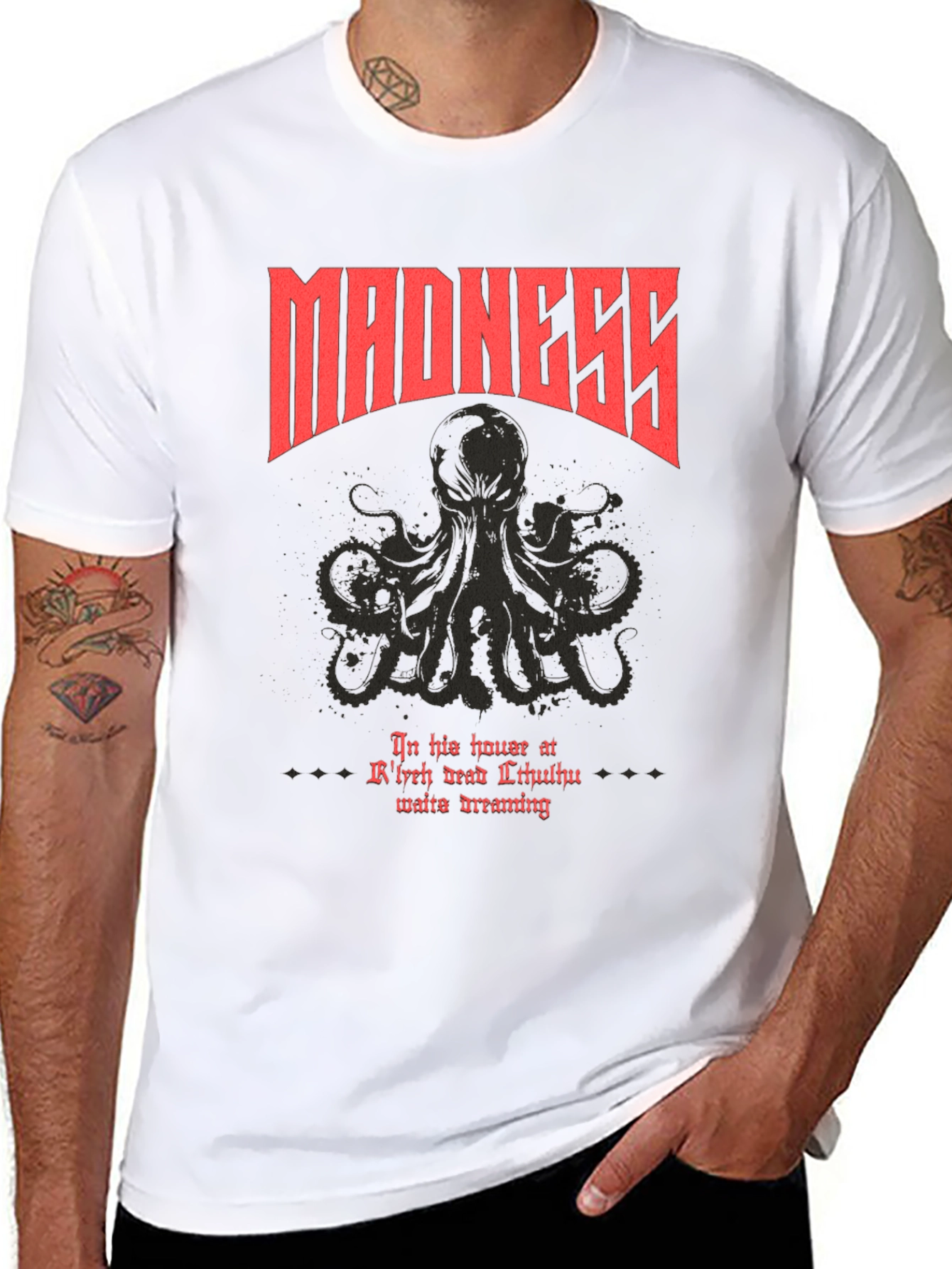 Madness Cthulhu T-Shirt - In His House at Rlyeh