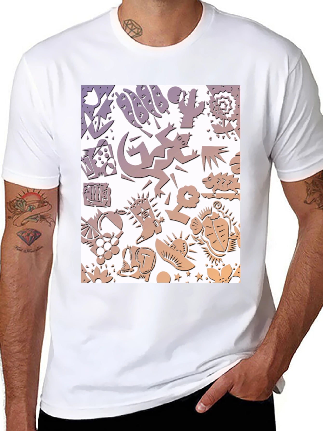 Abstract Desert Graphic Tee