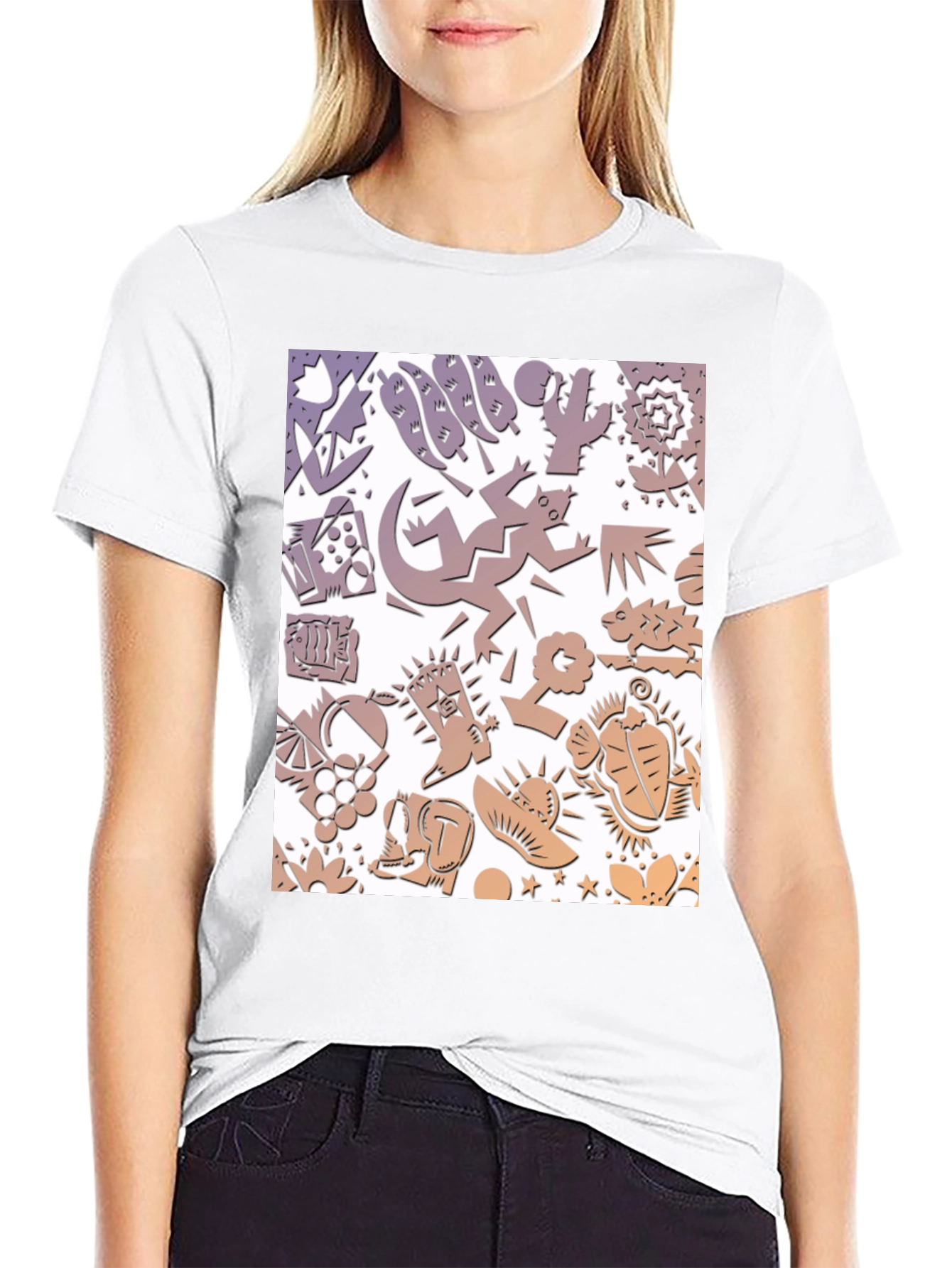 Abstract Desert Graphic Tee