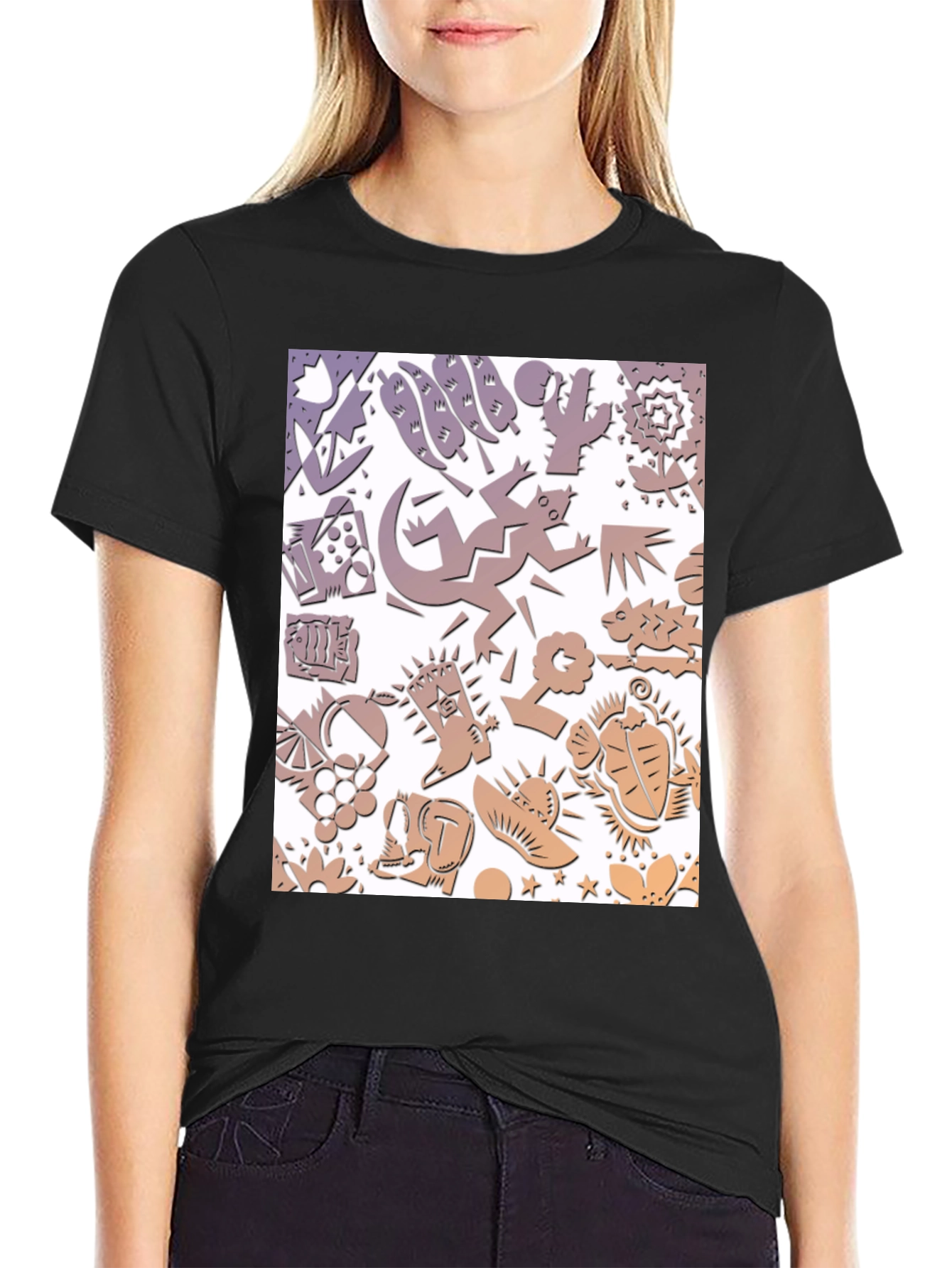Abstract Desert Graphic Tee