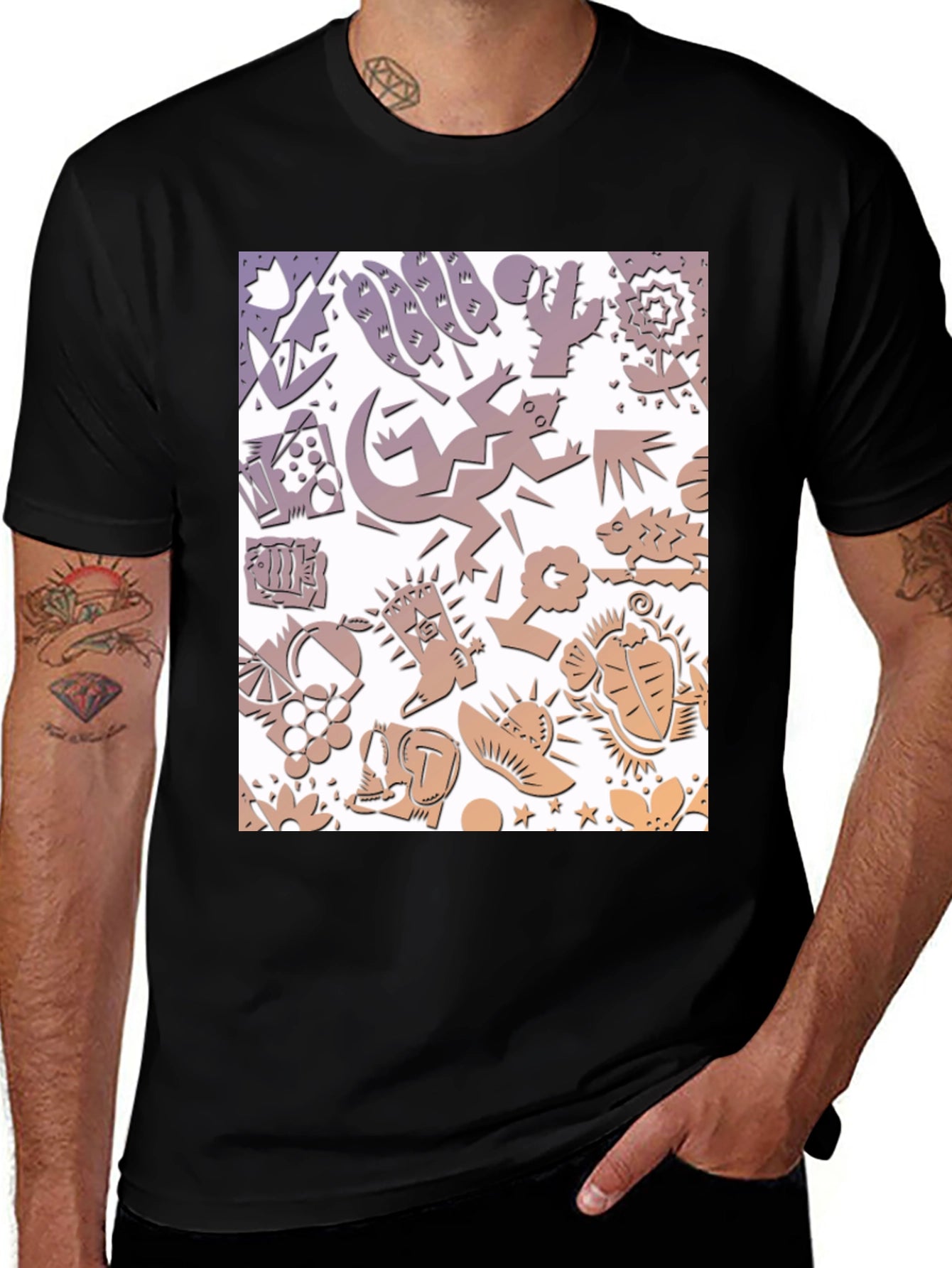 Abstract Desert Graphic Tee