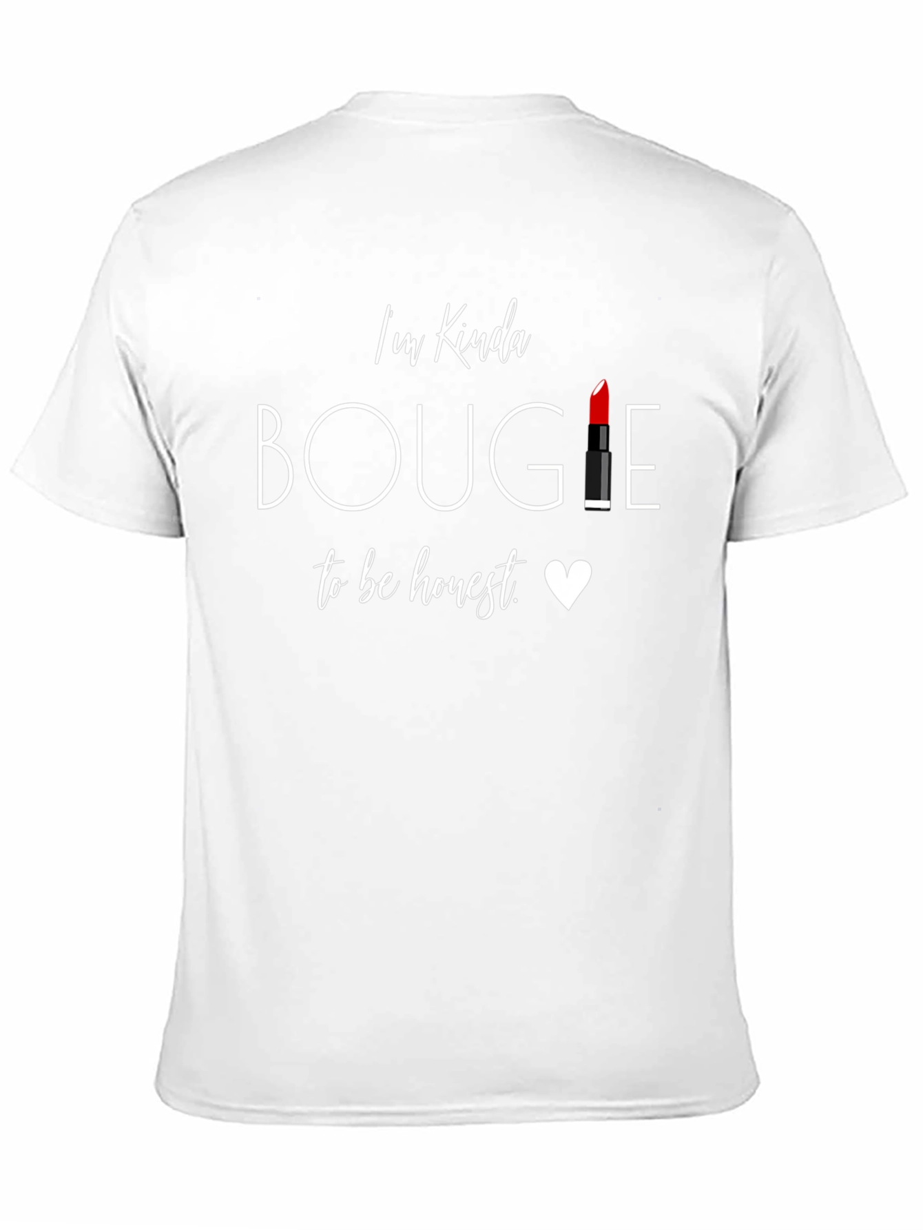 Bougie Lipstick T-Shirt - Trendy Graphic Tee