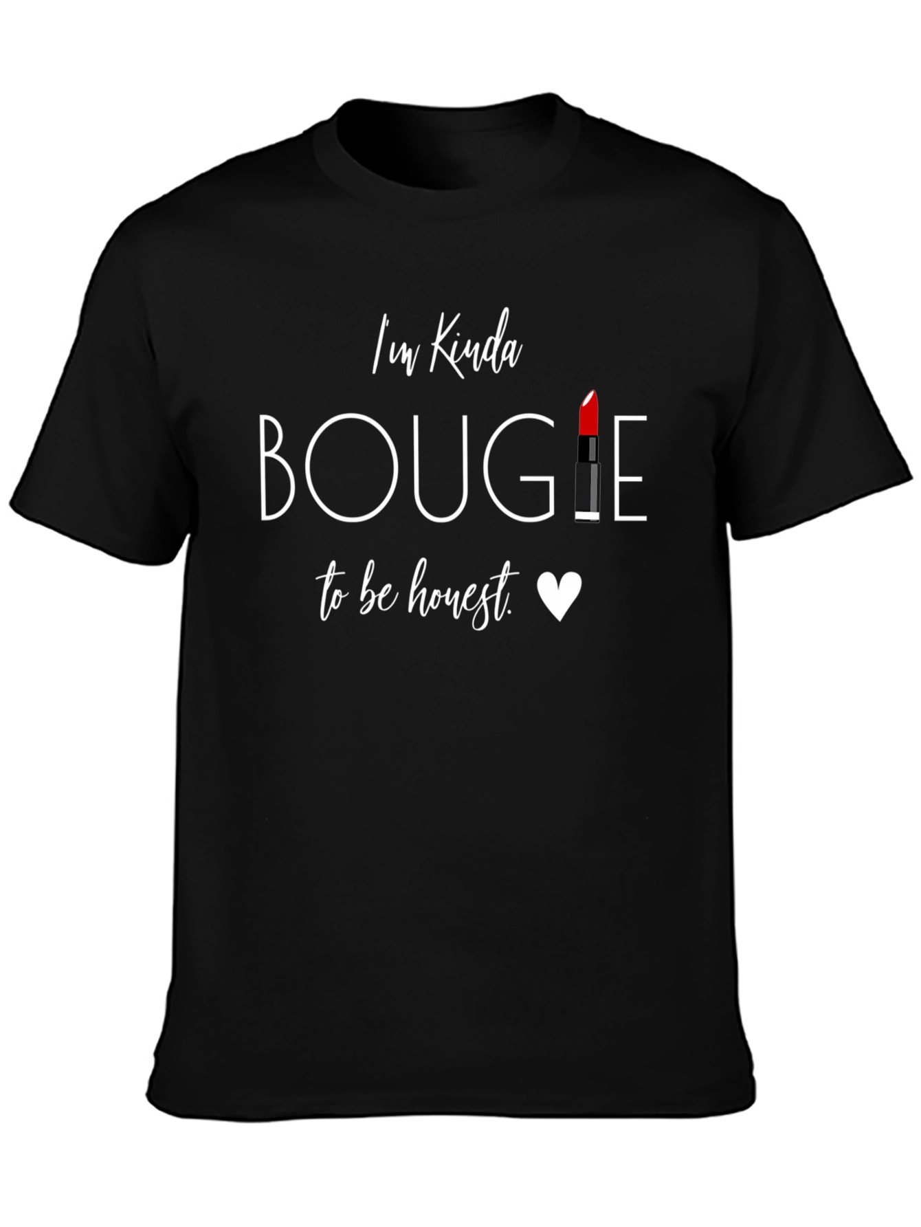 Bougie Lipstick T-Shirt - Trendy Graphic Tee