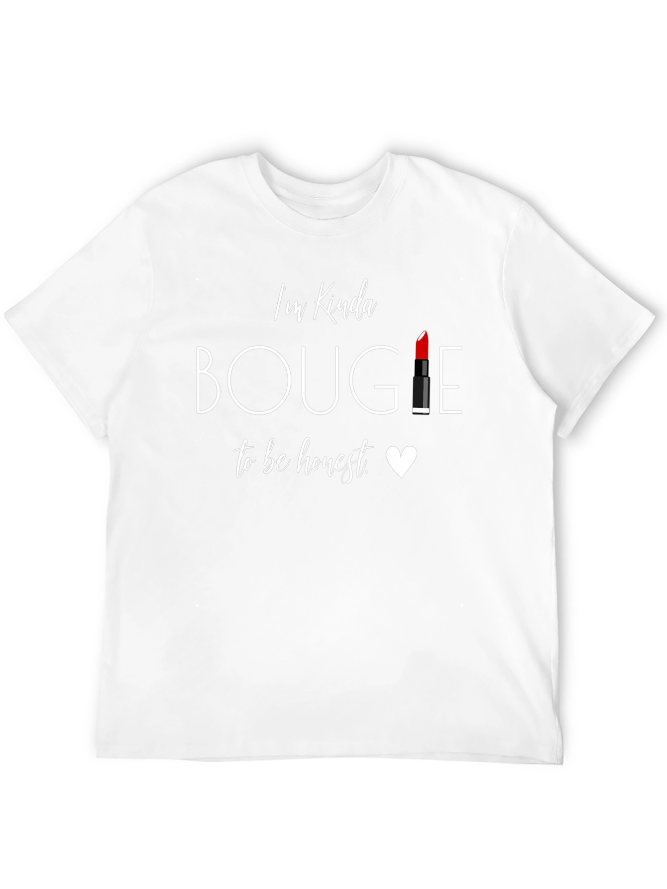 Bougie Lipstick T-Shirt - Trendy Graphic Tee