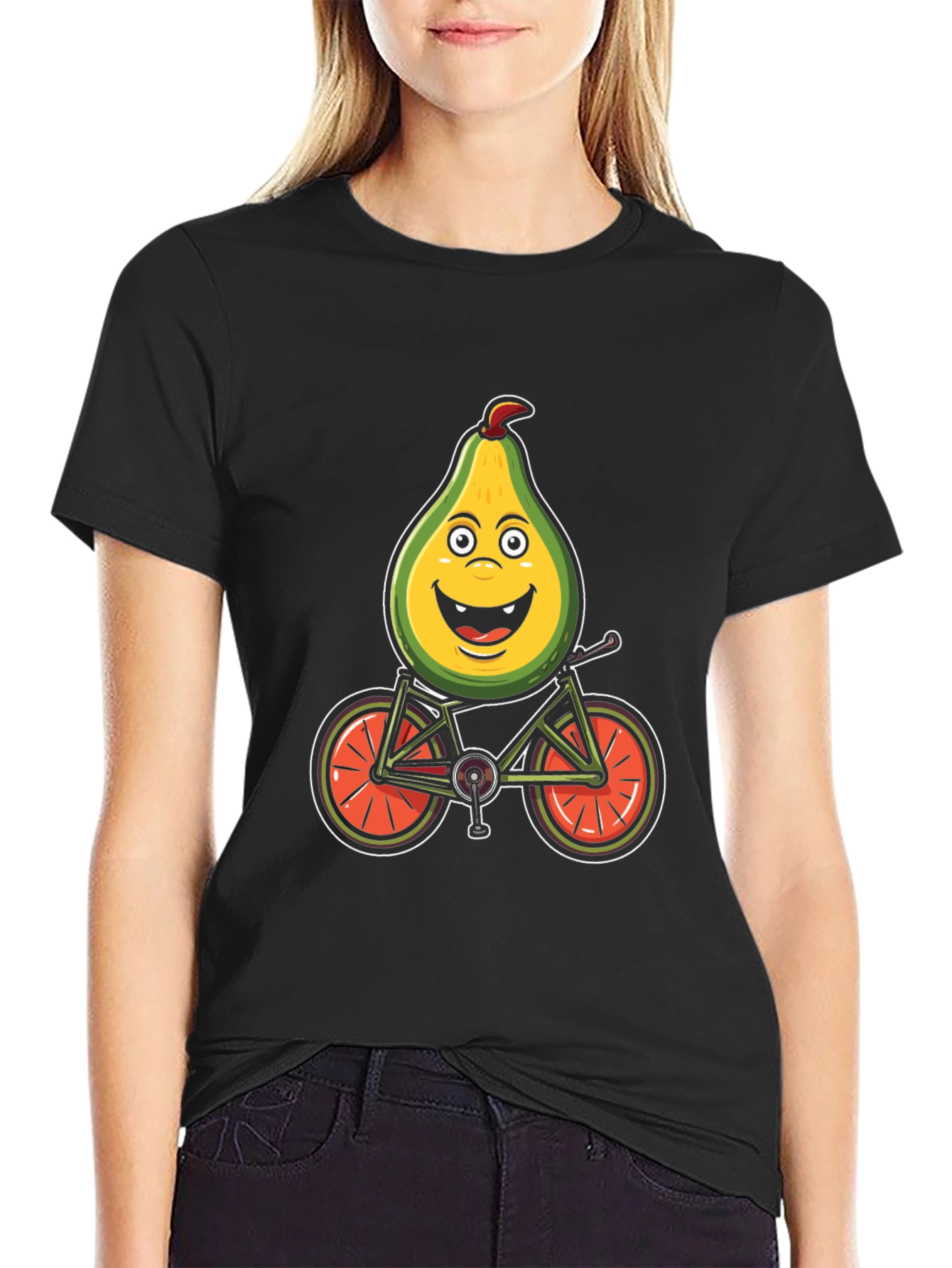 Avocado Biker Graphic Tee - Ride in Style