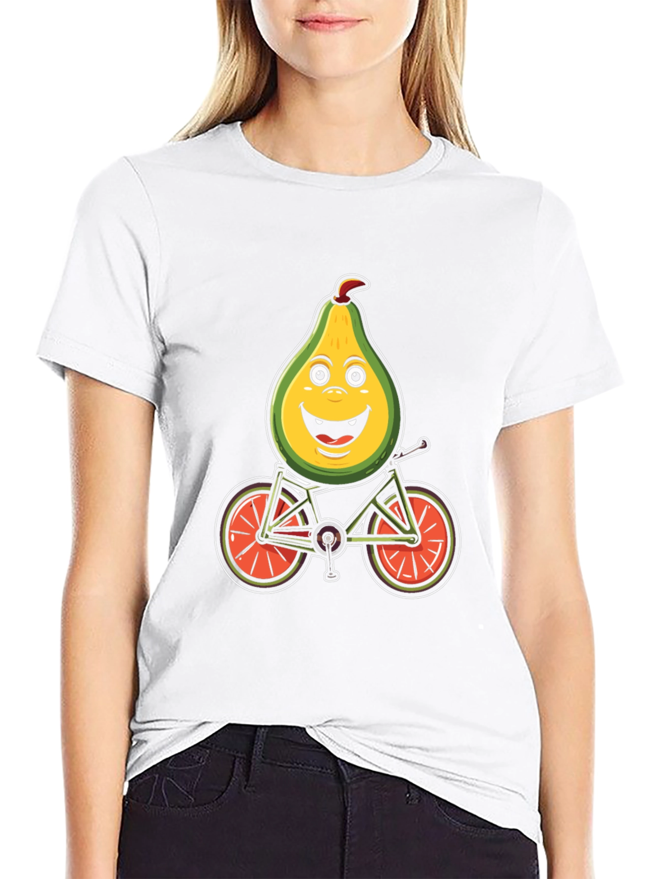 Avocado Biker Graphic Tee - Ride in Style