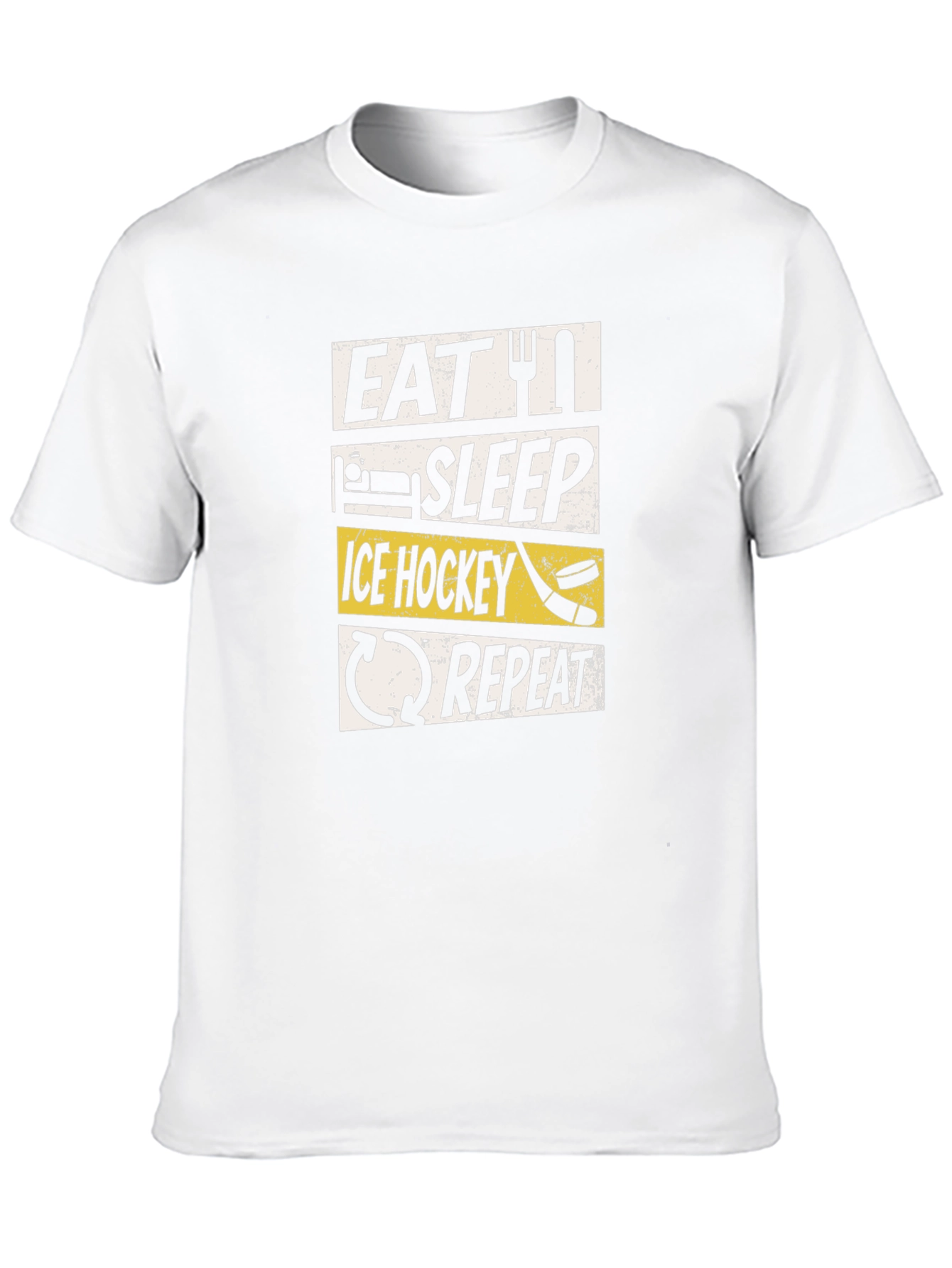 Eat Sleep Ice Hockey Repeat T-Shirt