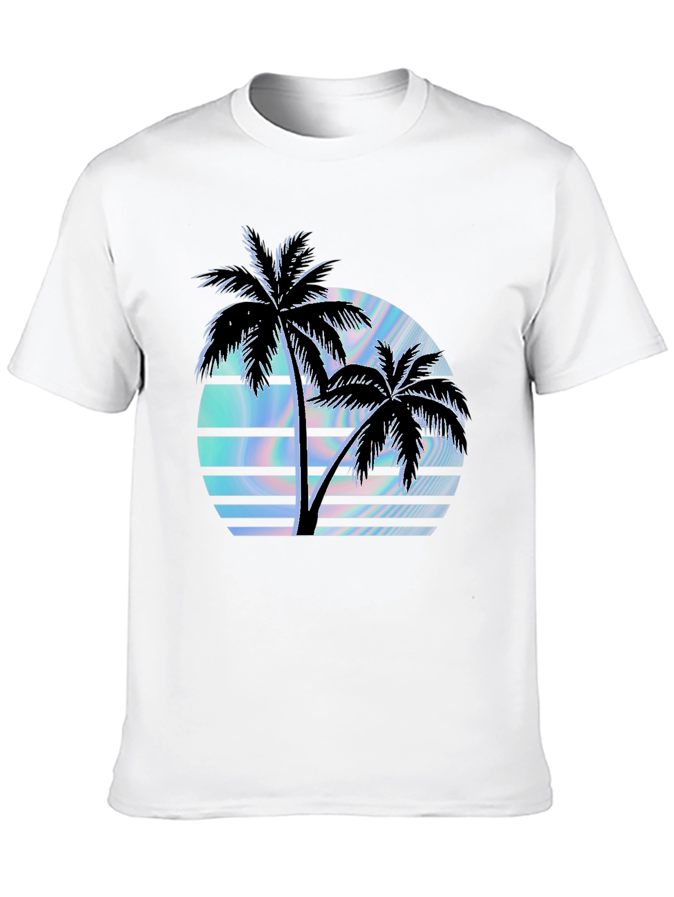 Retro Palm Sunset Graphic Tee
