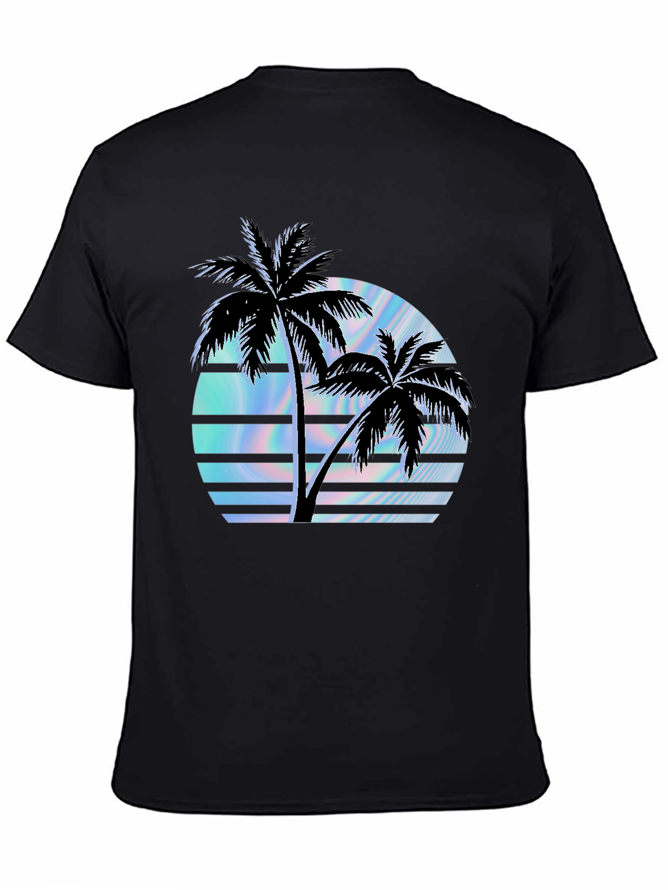 Retro Palm Sunset Graphic Tee
