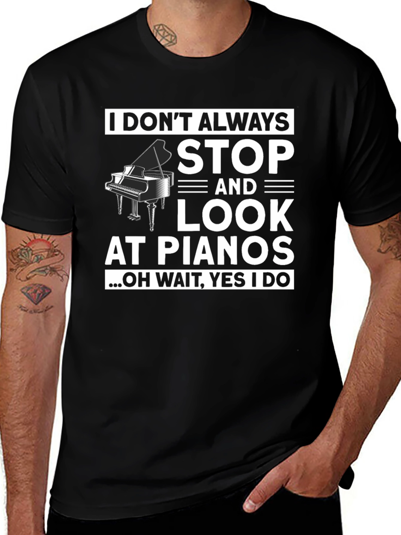 Funny Piano Lover T-Shirt